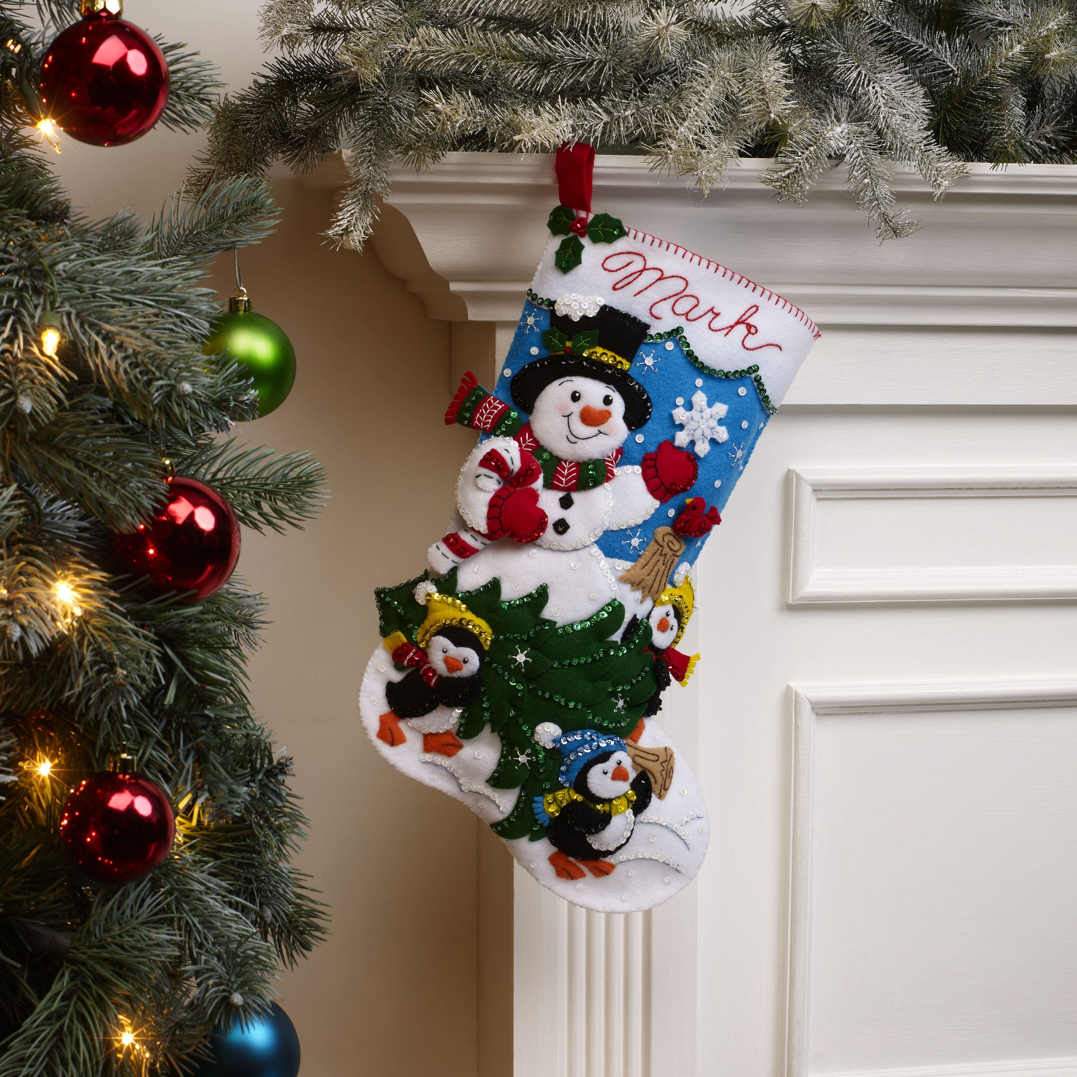 Felt Christmas Stockings Project