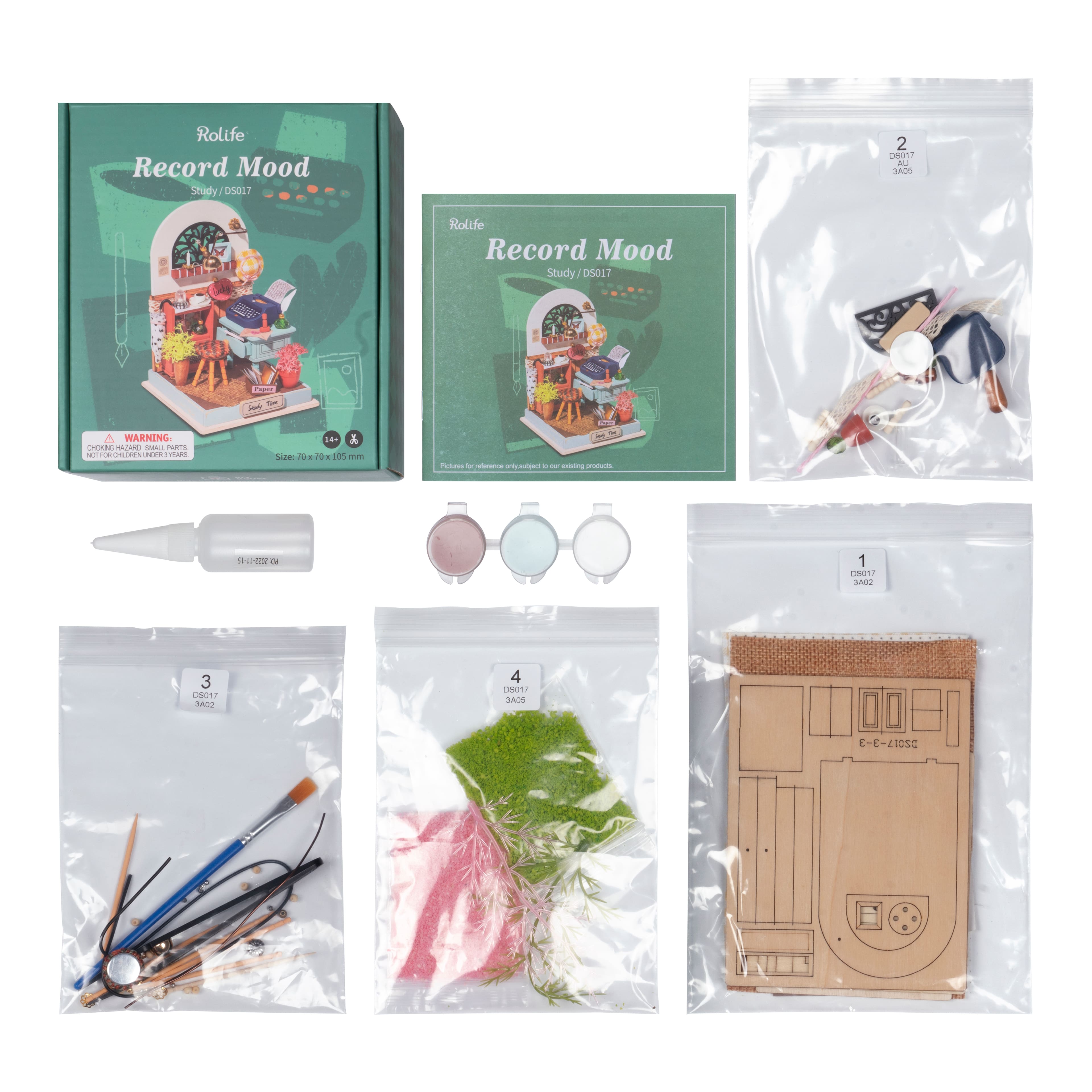 Rolife® Record Mood DIY Miniature Kit