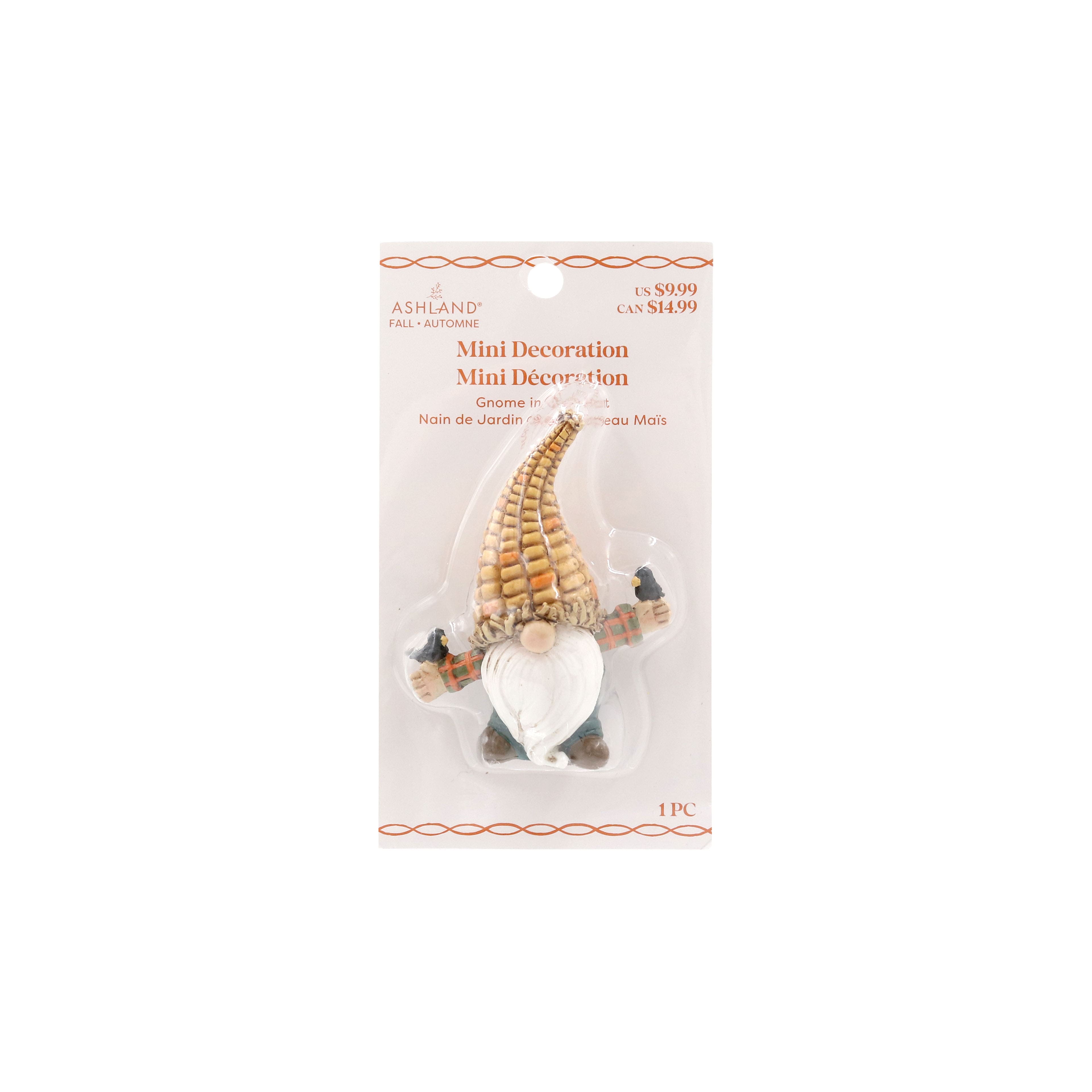 Mini Gnome in Corn Hat Decoration by Ashland&#xAE;