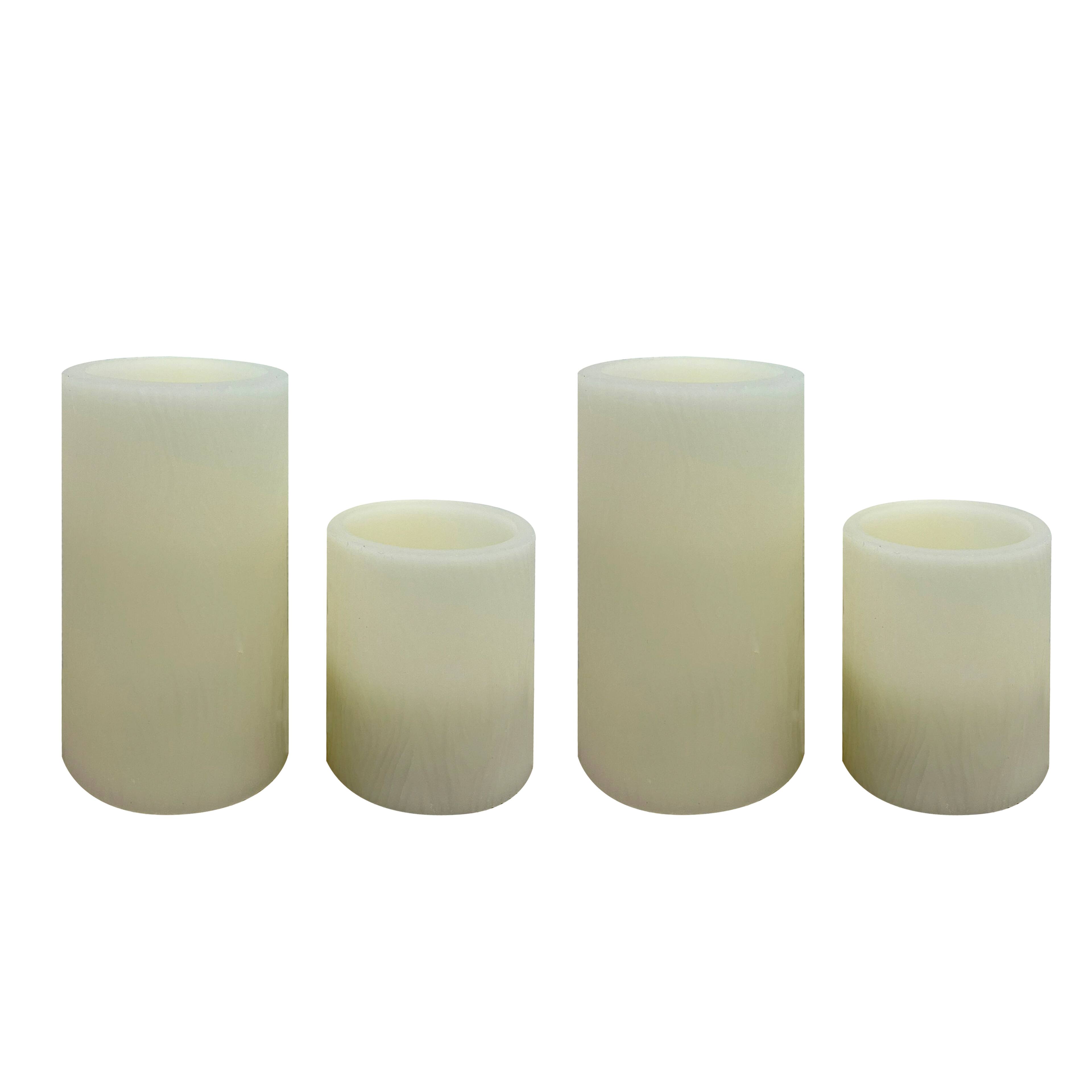Birch LED Pillar Candles by Ashland®, 4ct. Michaels