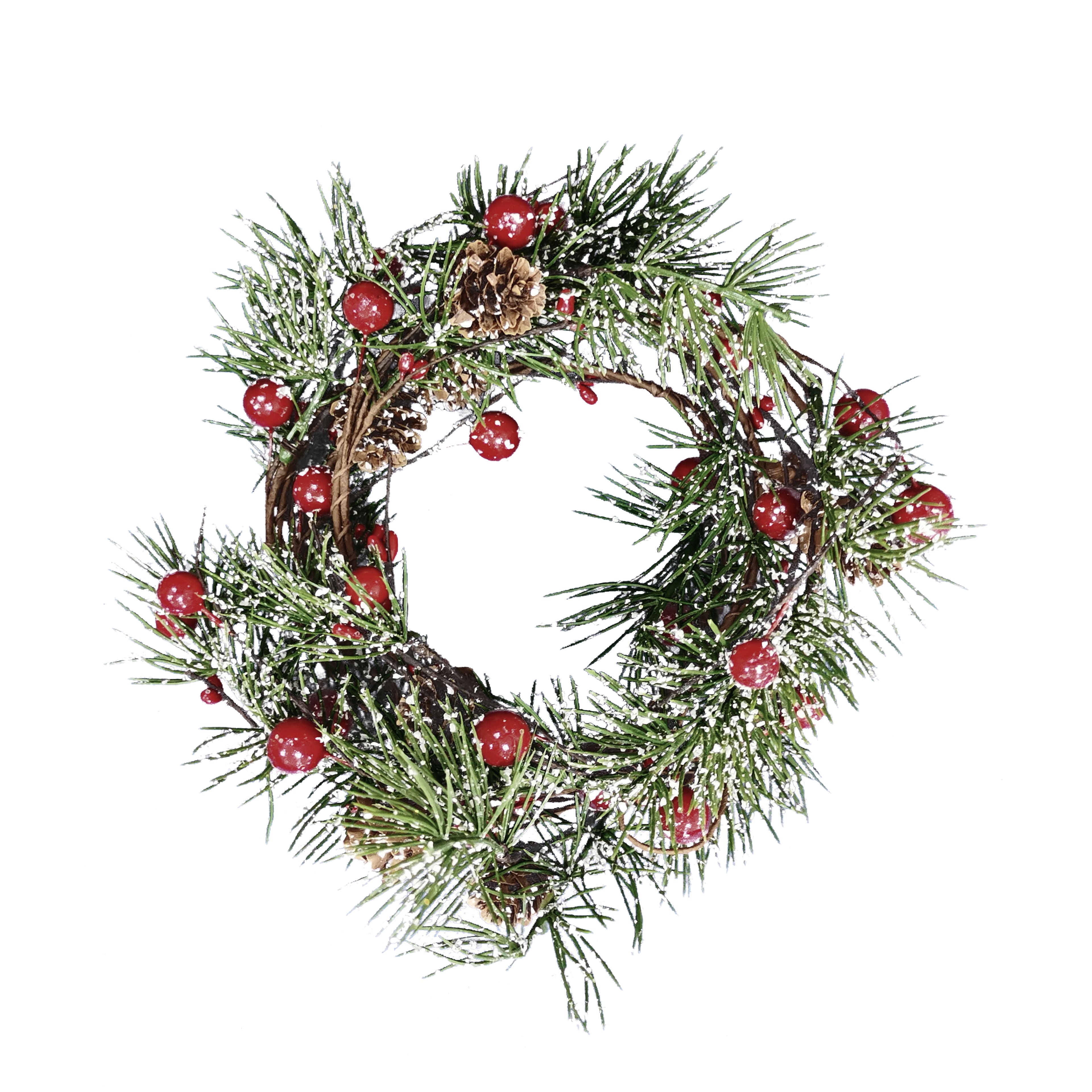 5ft. Icy Pine, Mini Pinecone &#x26; Red Berry Coiled Garland by Ashland&#xAE;