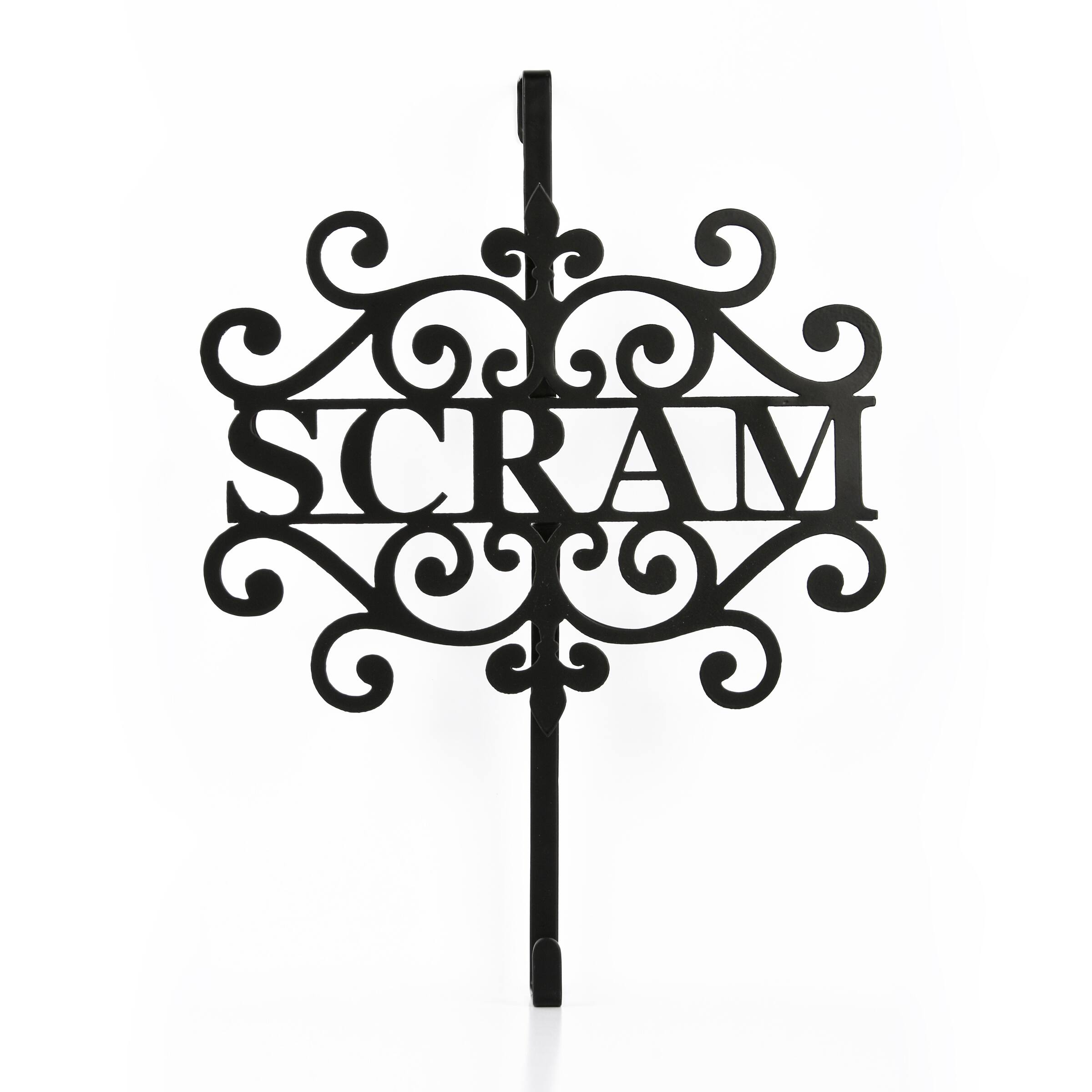 16" Halloween Scram Wreath Hanger