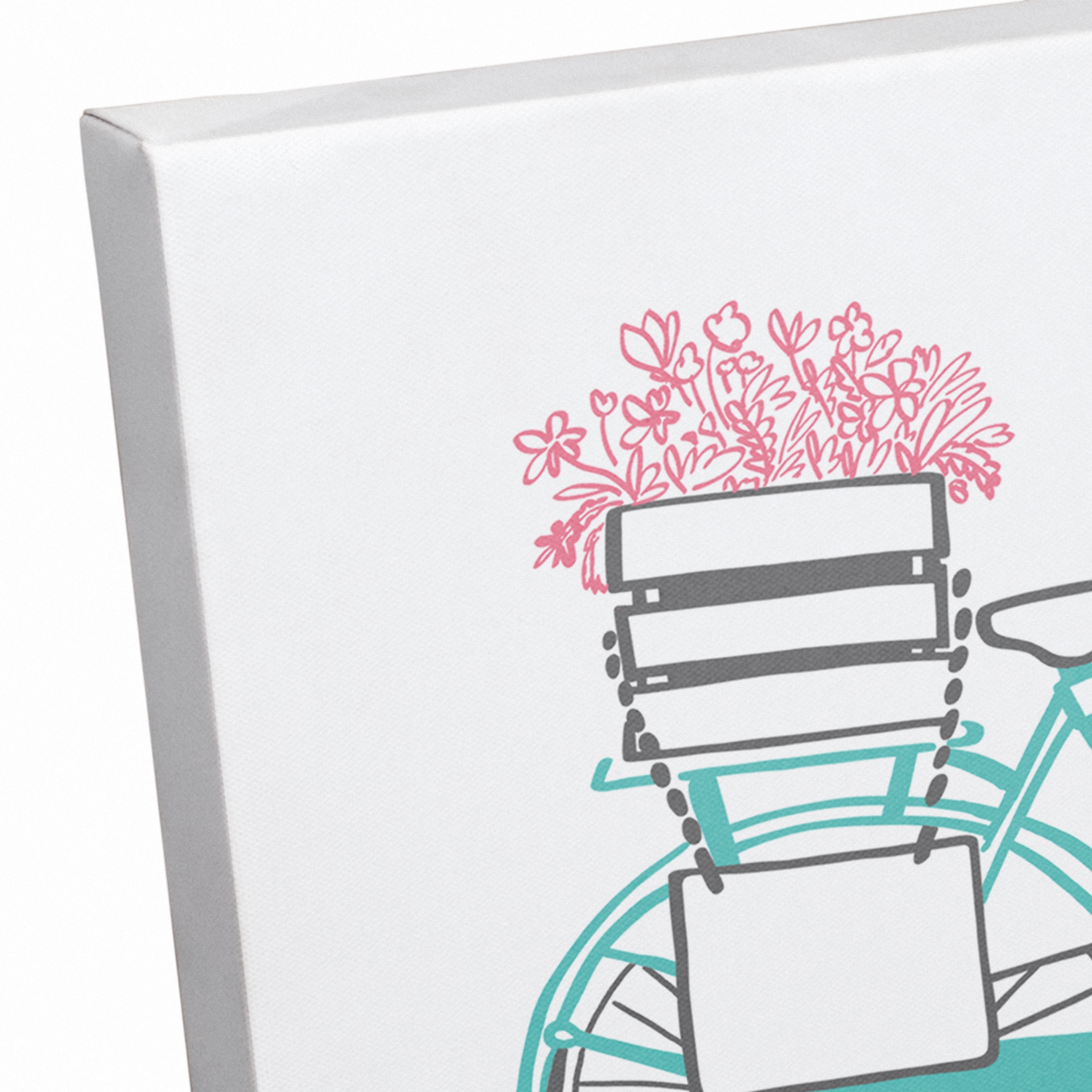 If I Can't Bring My Cat Bike Canvas Wall Art