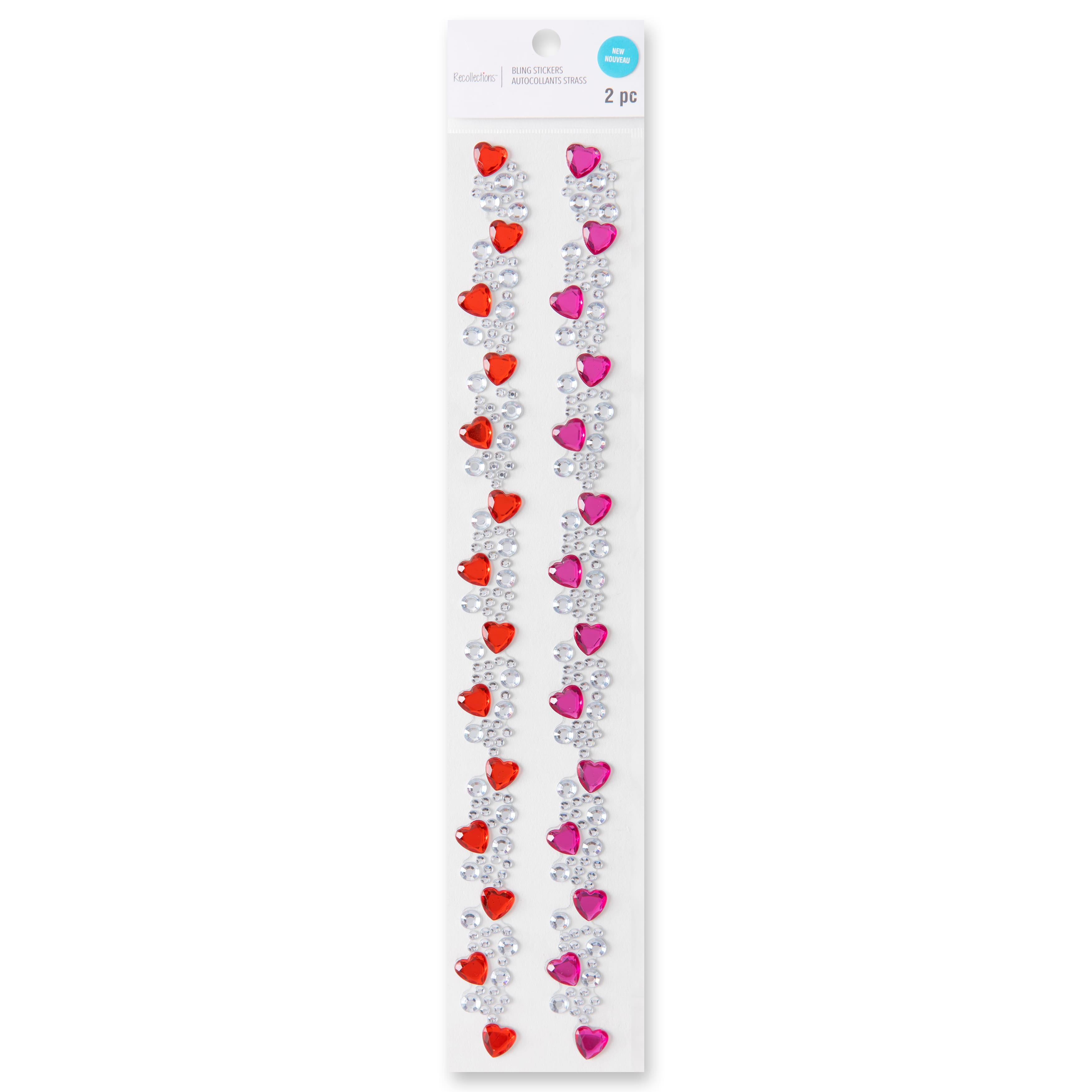 Hearts Strip Bling Stickers by Recollections&#x2122;
