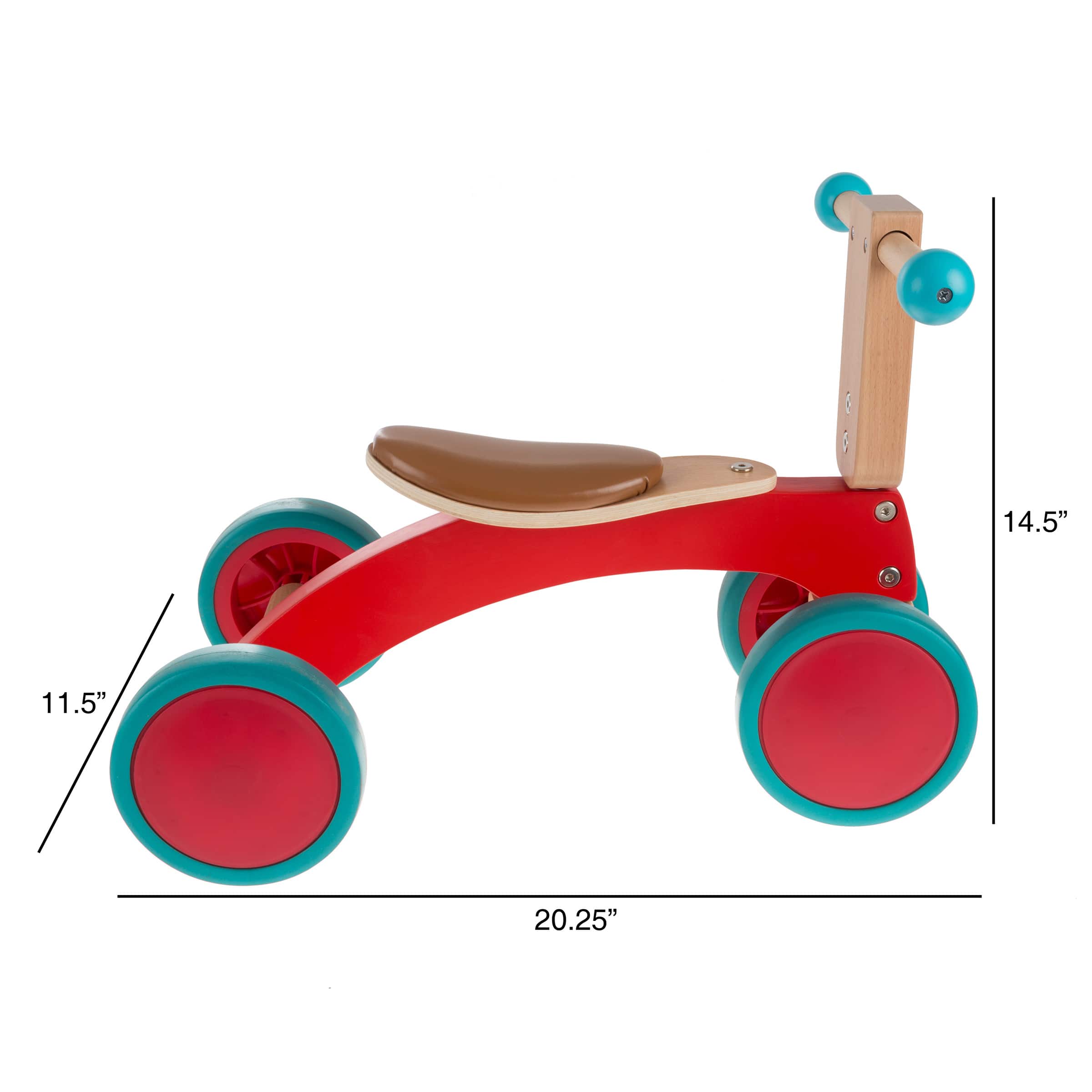 Toy Time Happy Trails Walk & Ride Wooden Balance Bike