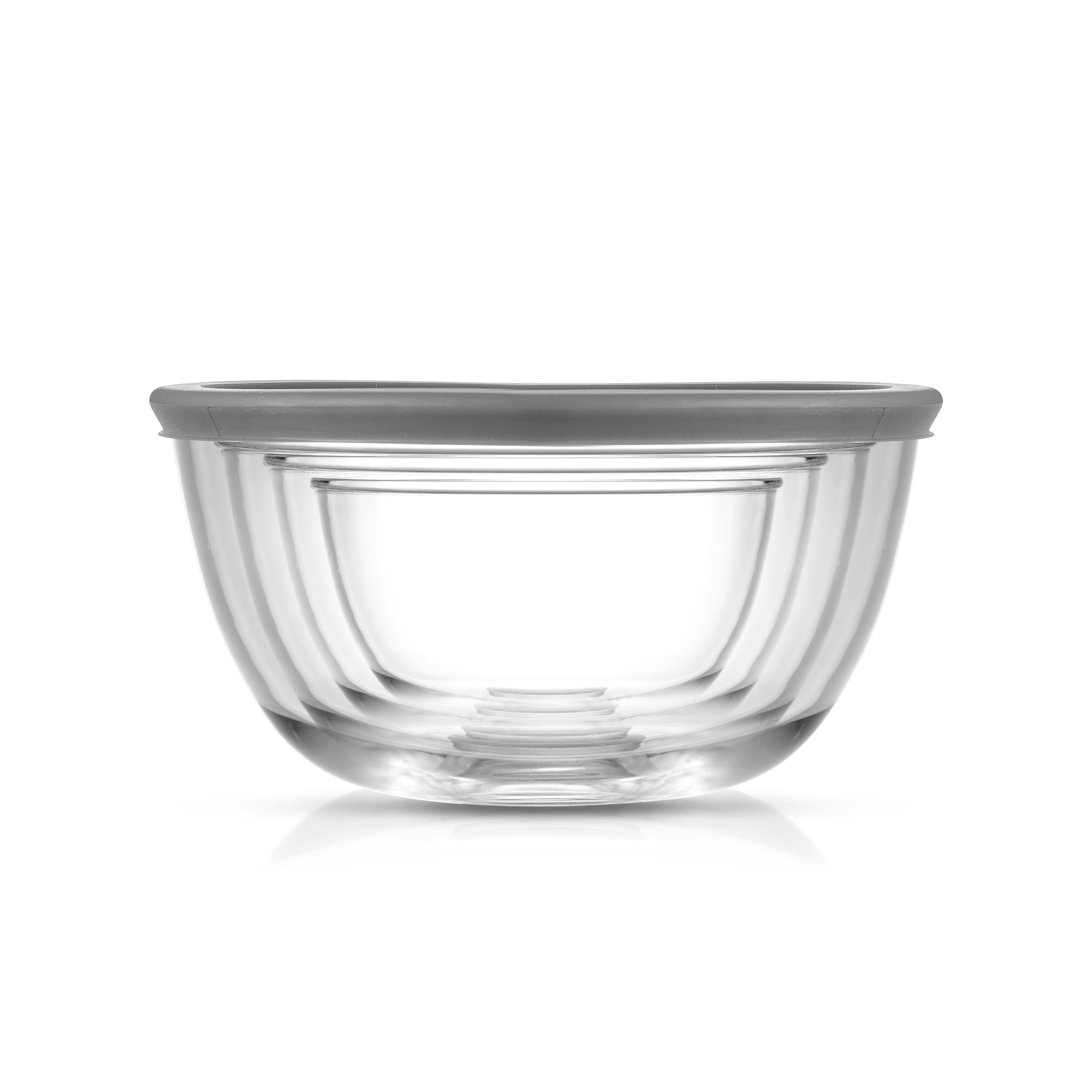 JoyJolt® Glass Mixing Bowls with Lids Set