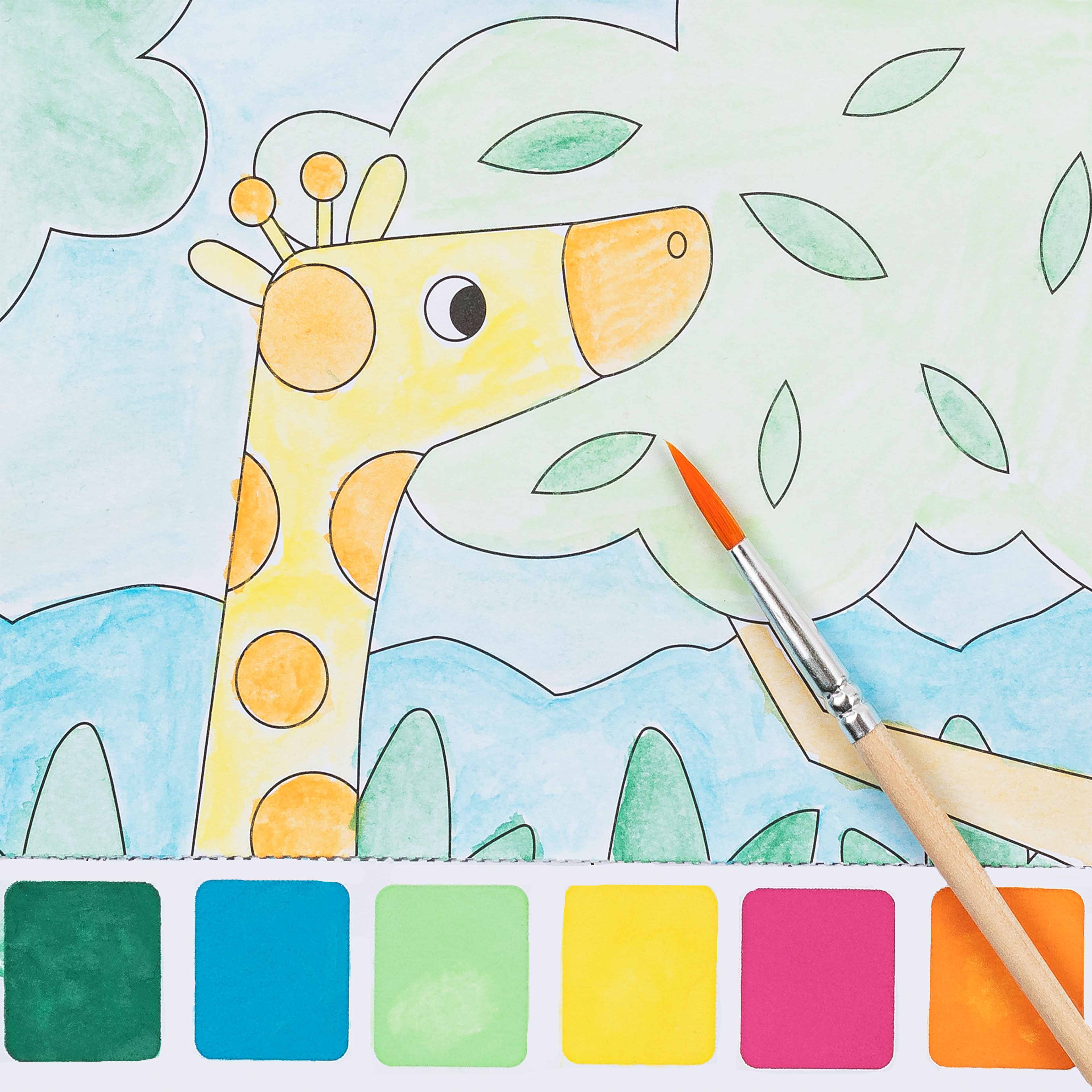 Little Yellow Bicycle&#xAE; Jungle Watercolor Postcard Kit