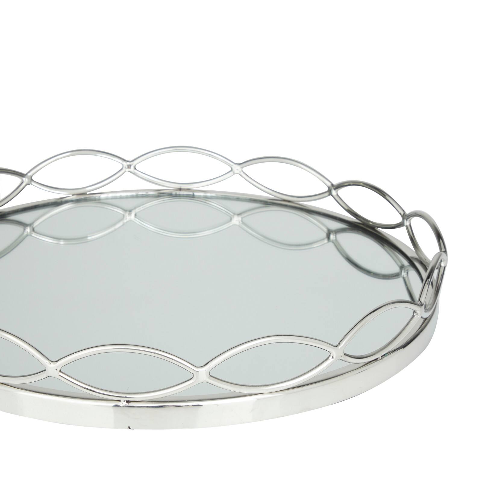 Contemporary Metal Tray Set