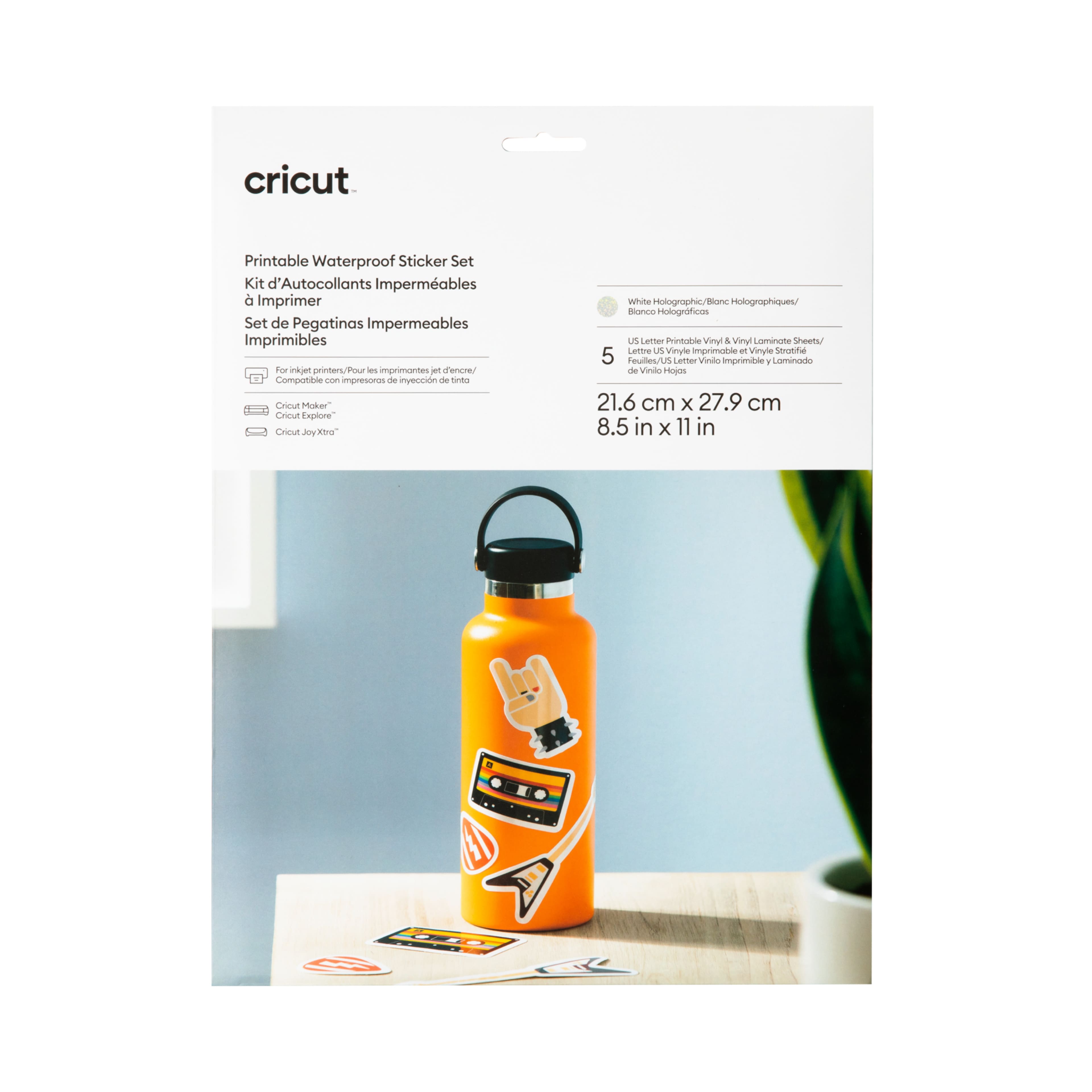 Cricut Printable Iron-On For Light Fabrics - US Letter (5 ct