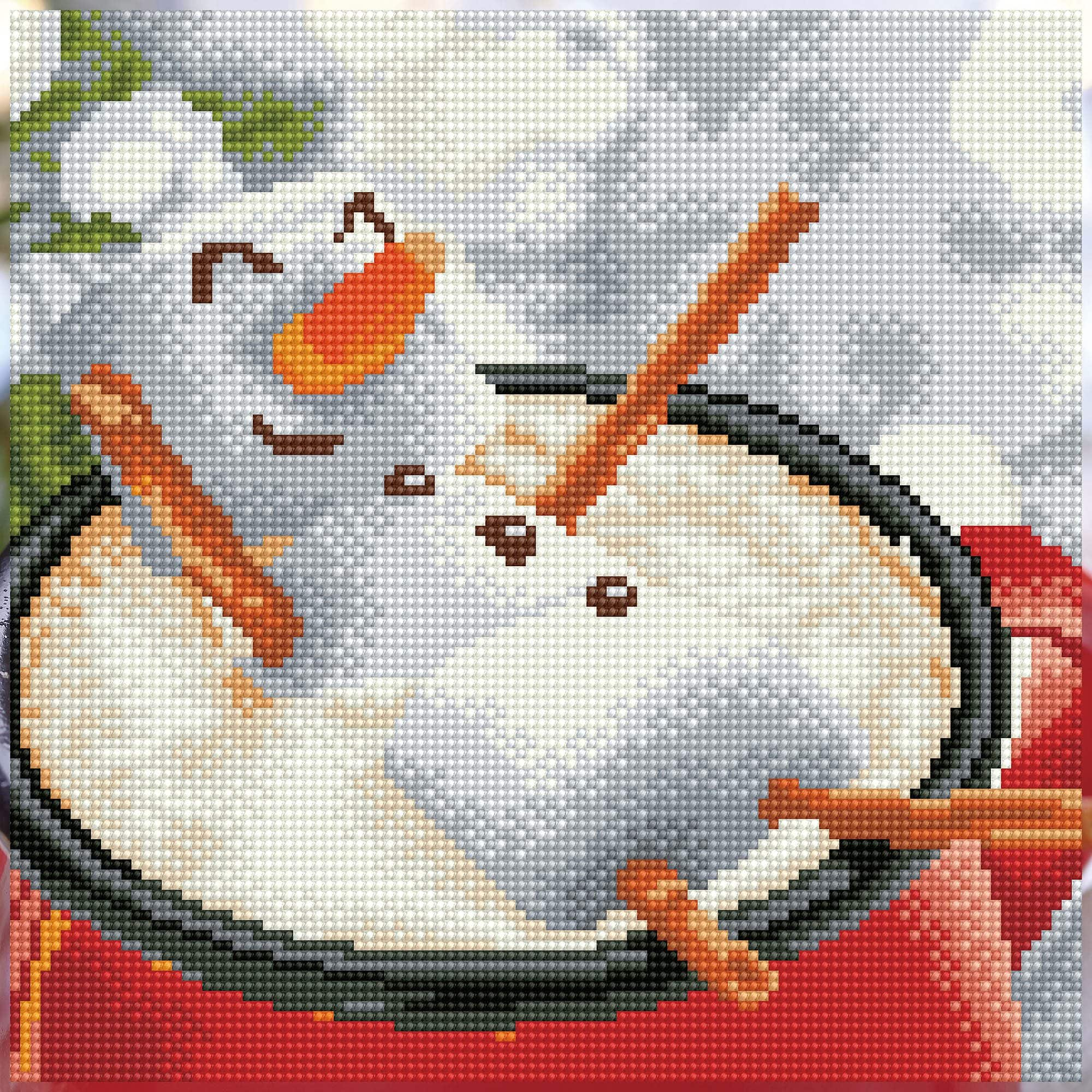 Diamond Art&#xAE; Snowman Latte Intermediate Kit