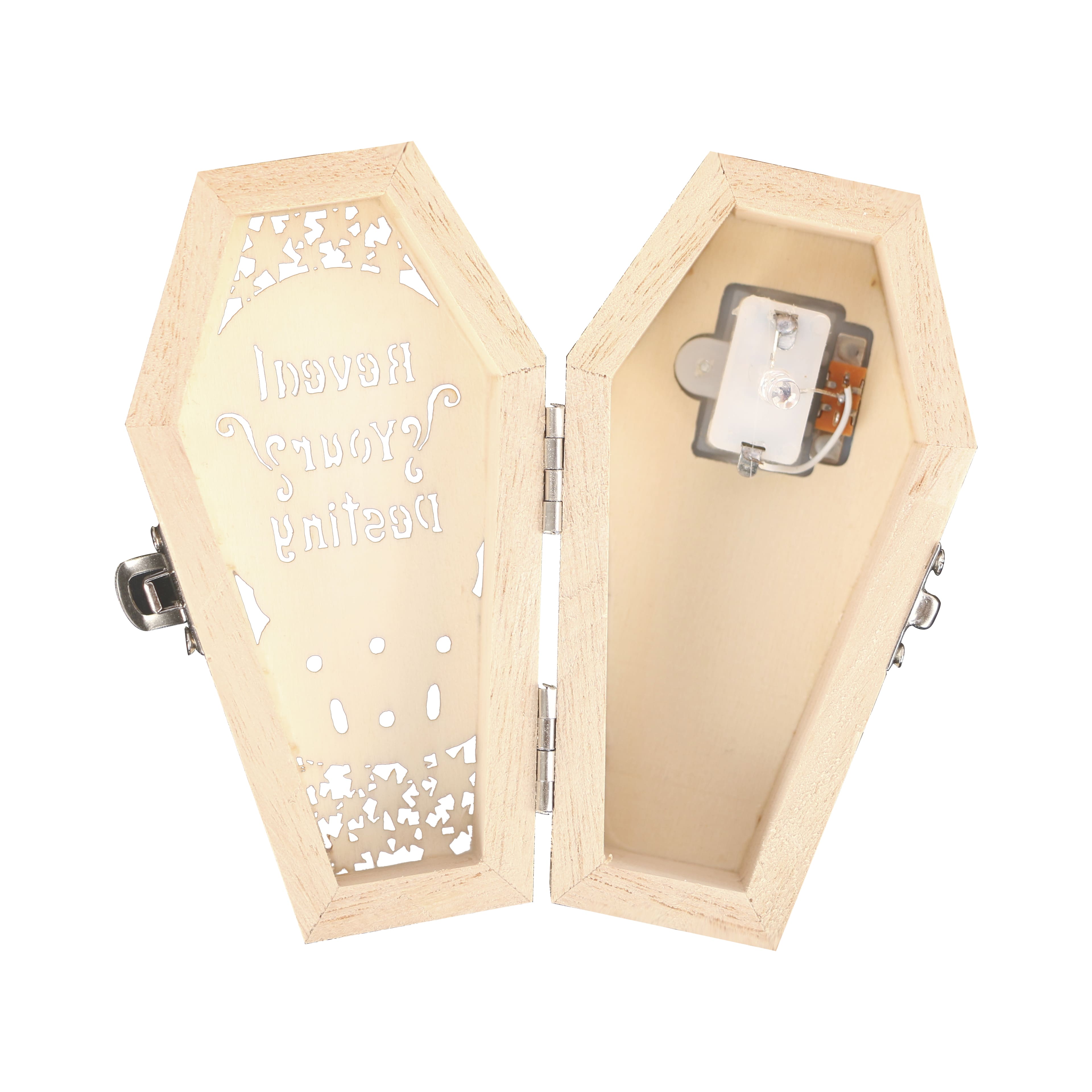 Mini Destiny Coffin DIY LED Wood Décor by Make Market®