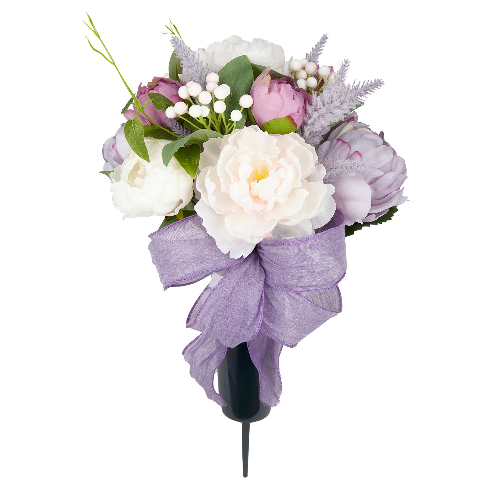 Large Purple &#x26; Cream Remembrance Cone by Ashland&#xAE;