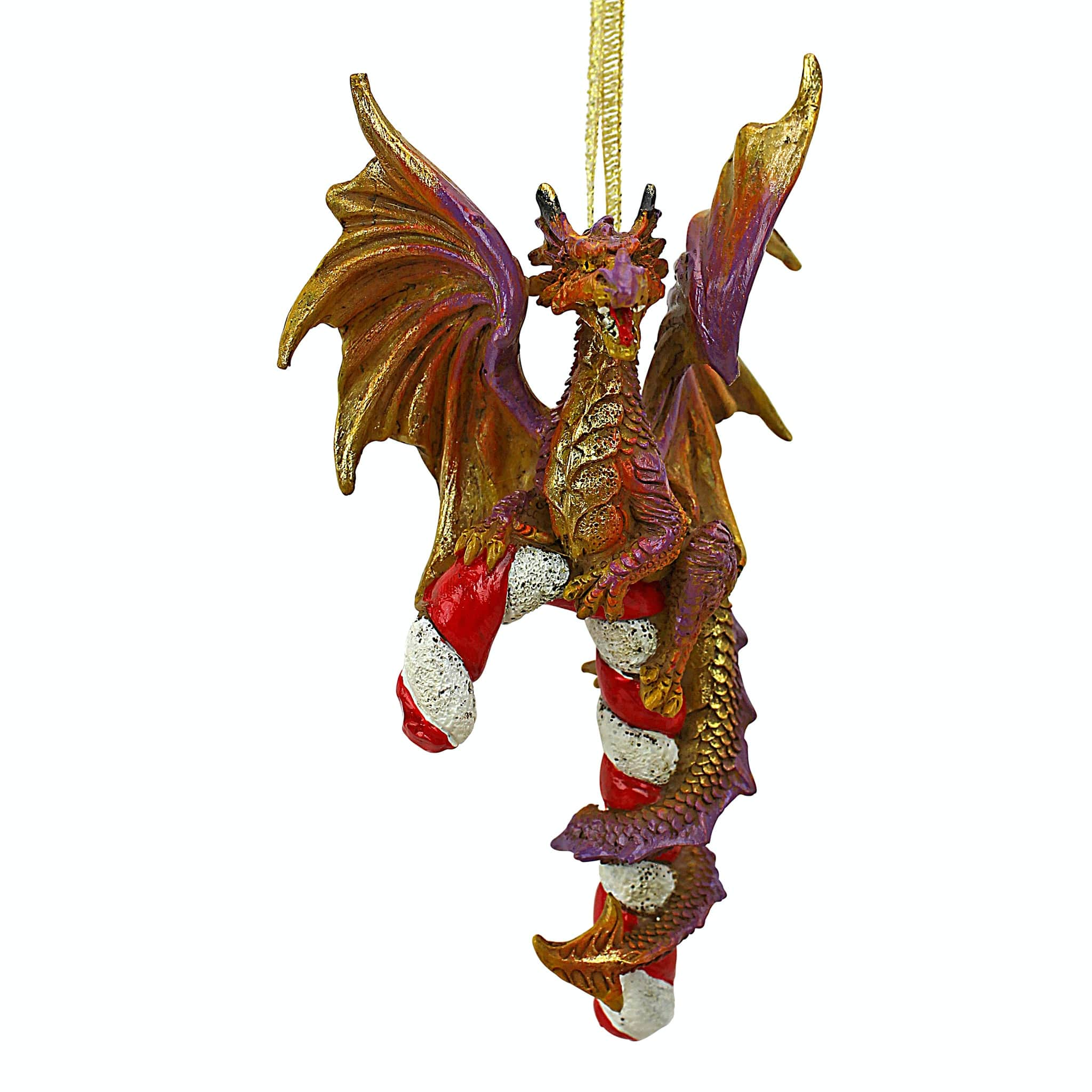 Design Toscano Cane and Abel the Dragon 2017 Ornament