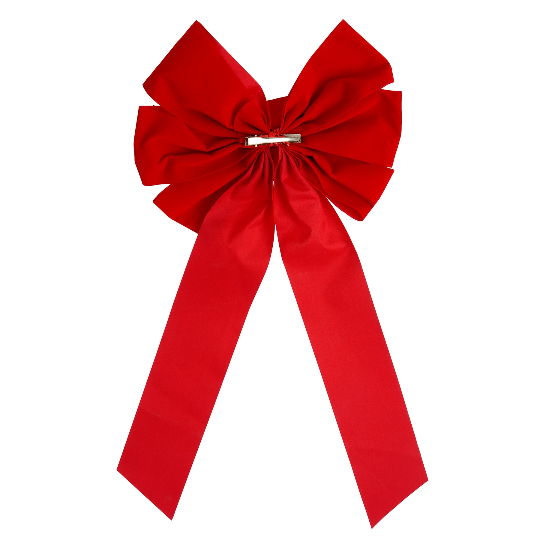 18&#x22; Red Velvet Christmas Tree Bow by Celebrate It&#xAE;