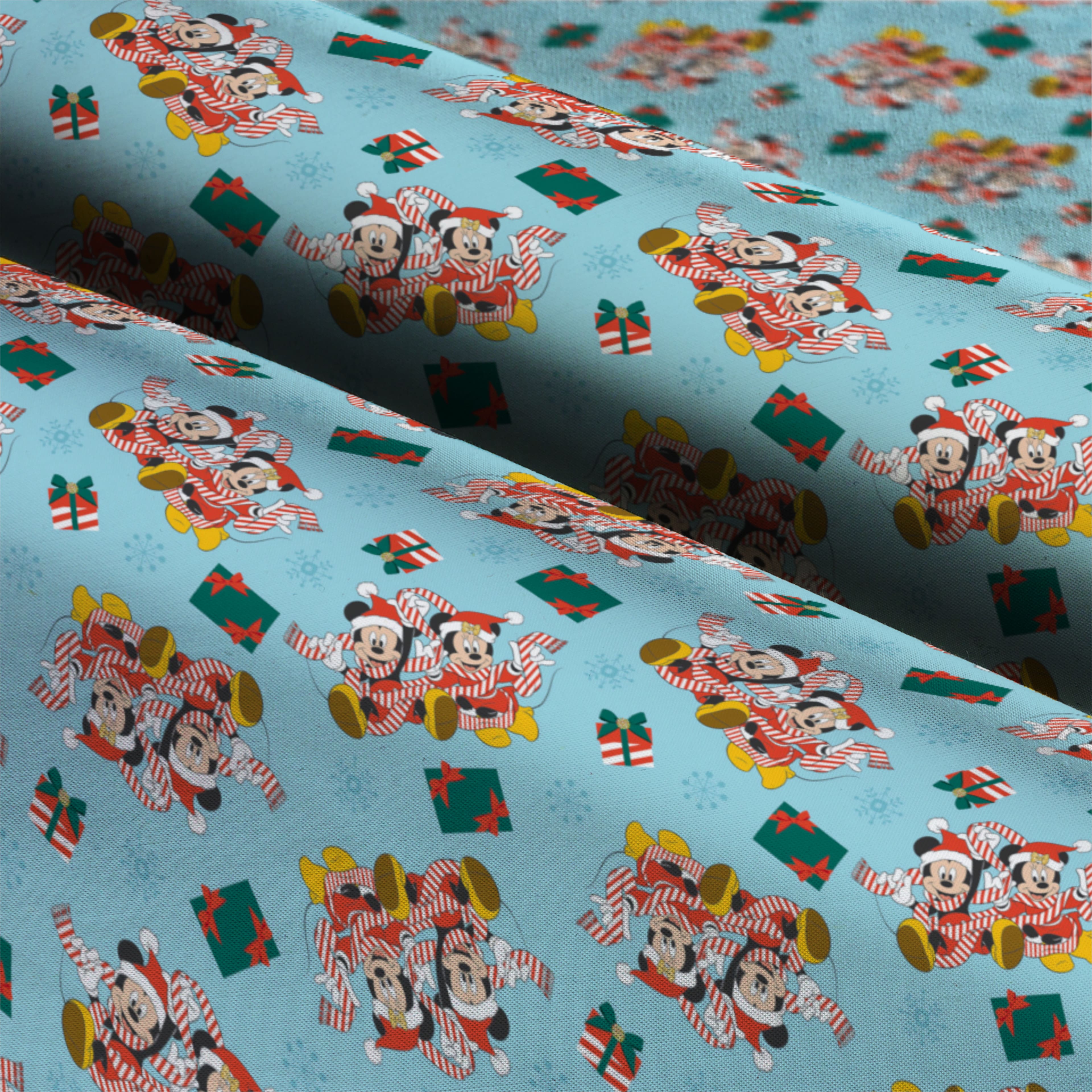 Disney® Mickey & Friends Christmas Gifts Cotton Fabric