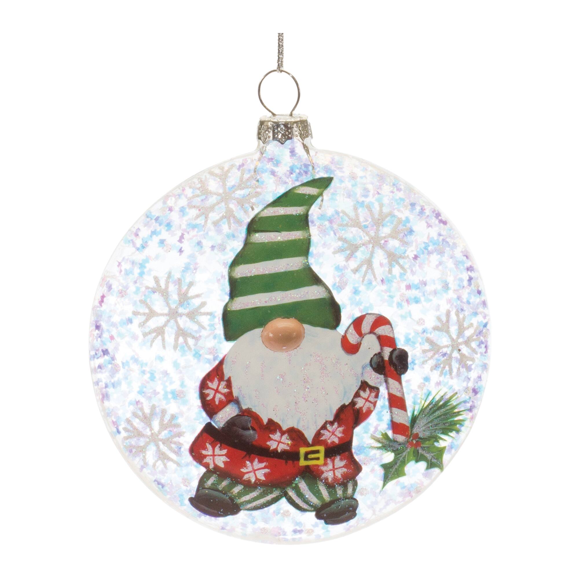 12ct. 4" Gnome Ball Ornaments