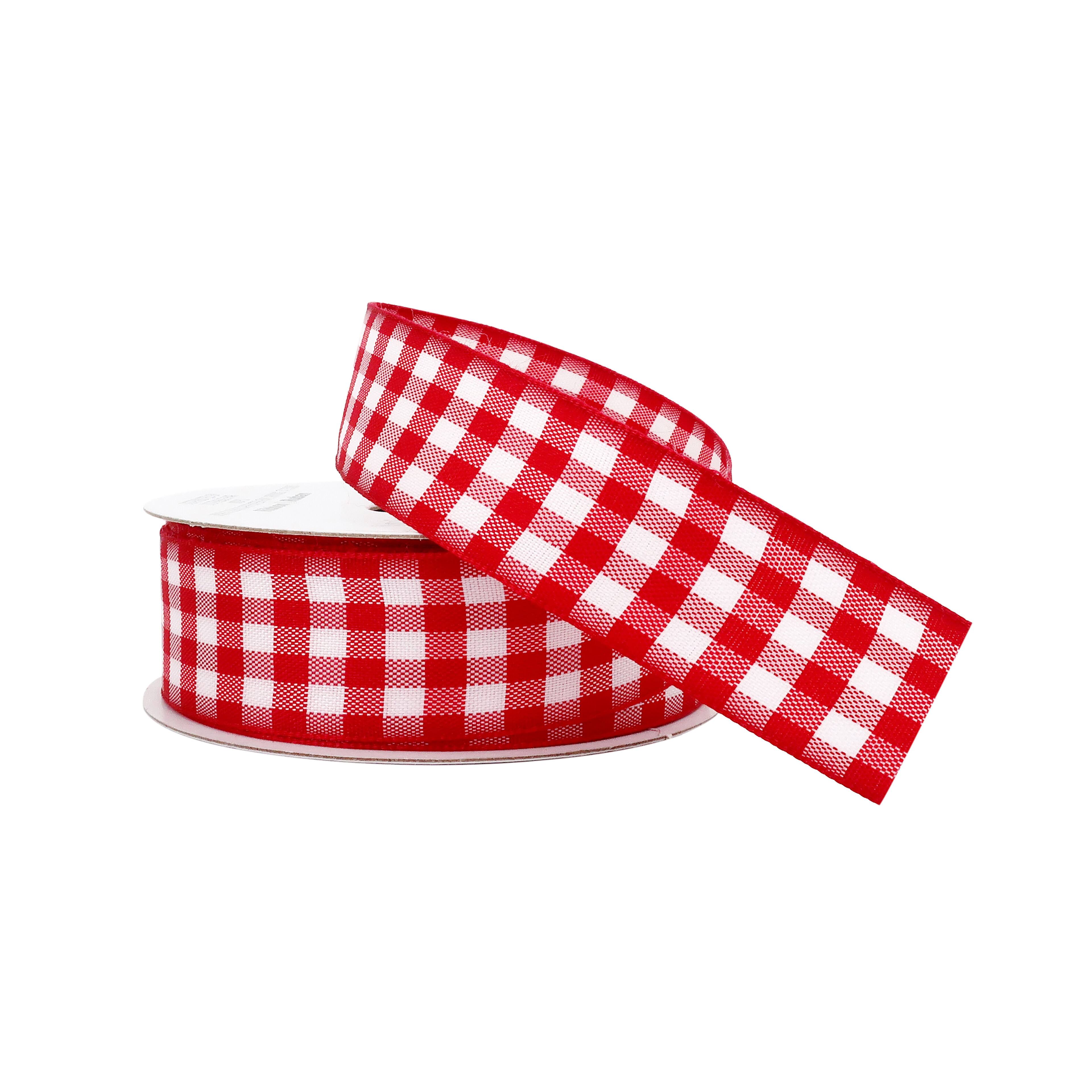 7/8'' x 5yd. Gingham Ribbon by Celebrate It®