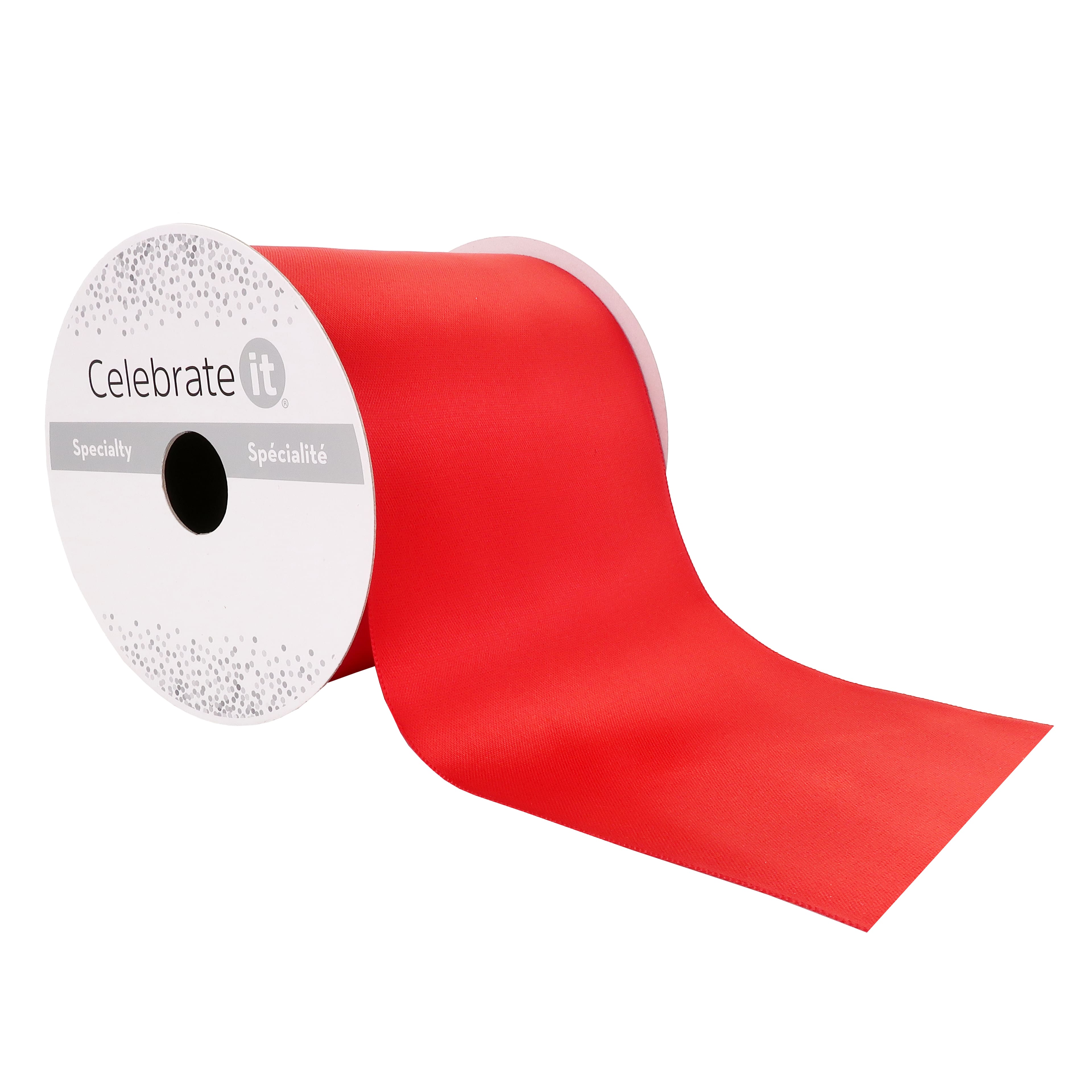 4" x 10yd. Satin Ribbon by Celebrate It® Specialty