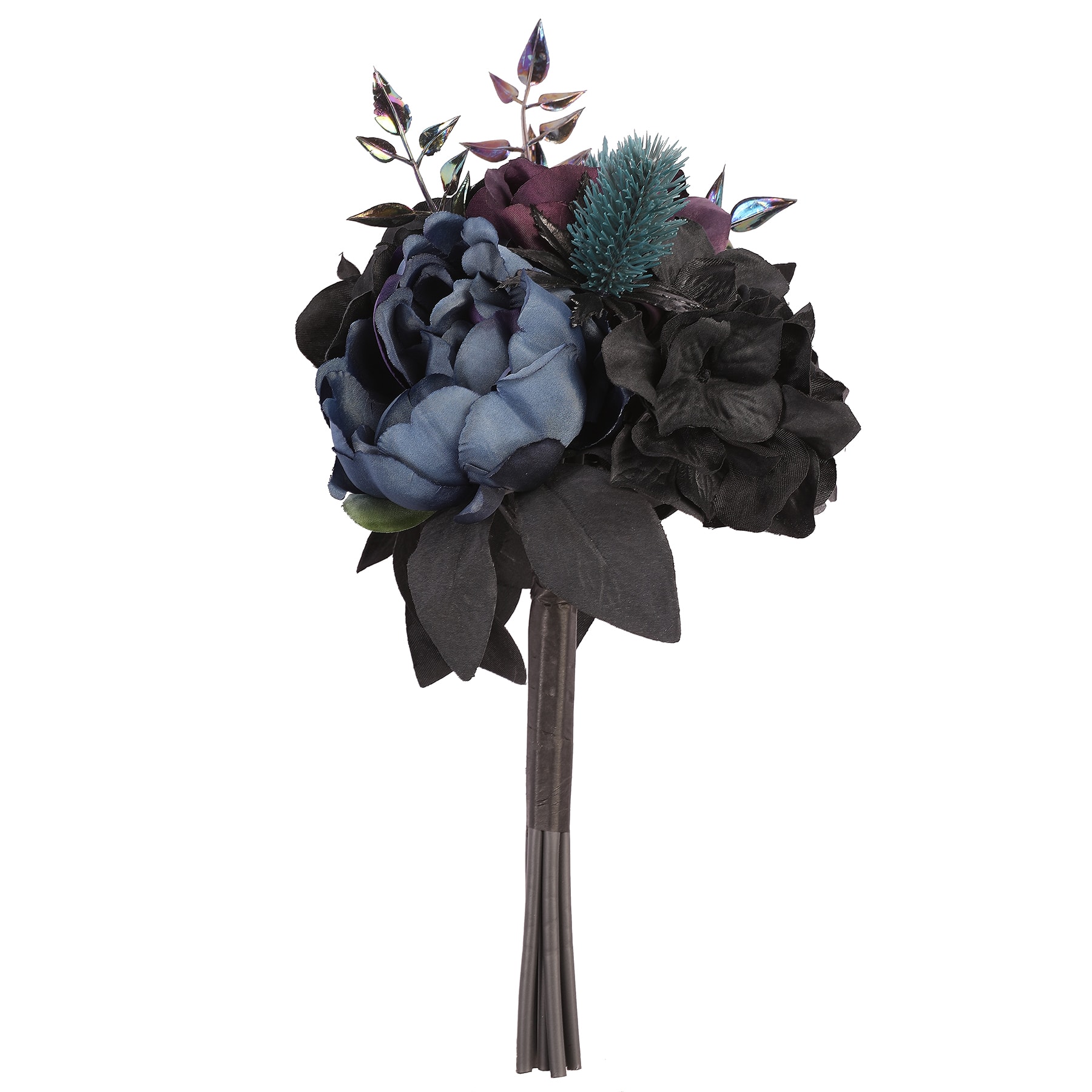 12&#x22; Black, Dark Blue &#x26; Purple Mixed Flower Halloween Bundle by Ashland&#xAE;