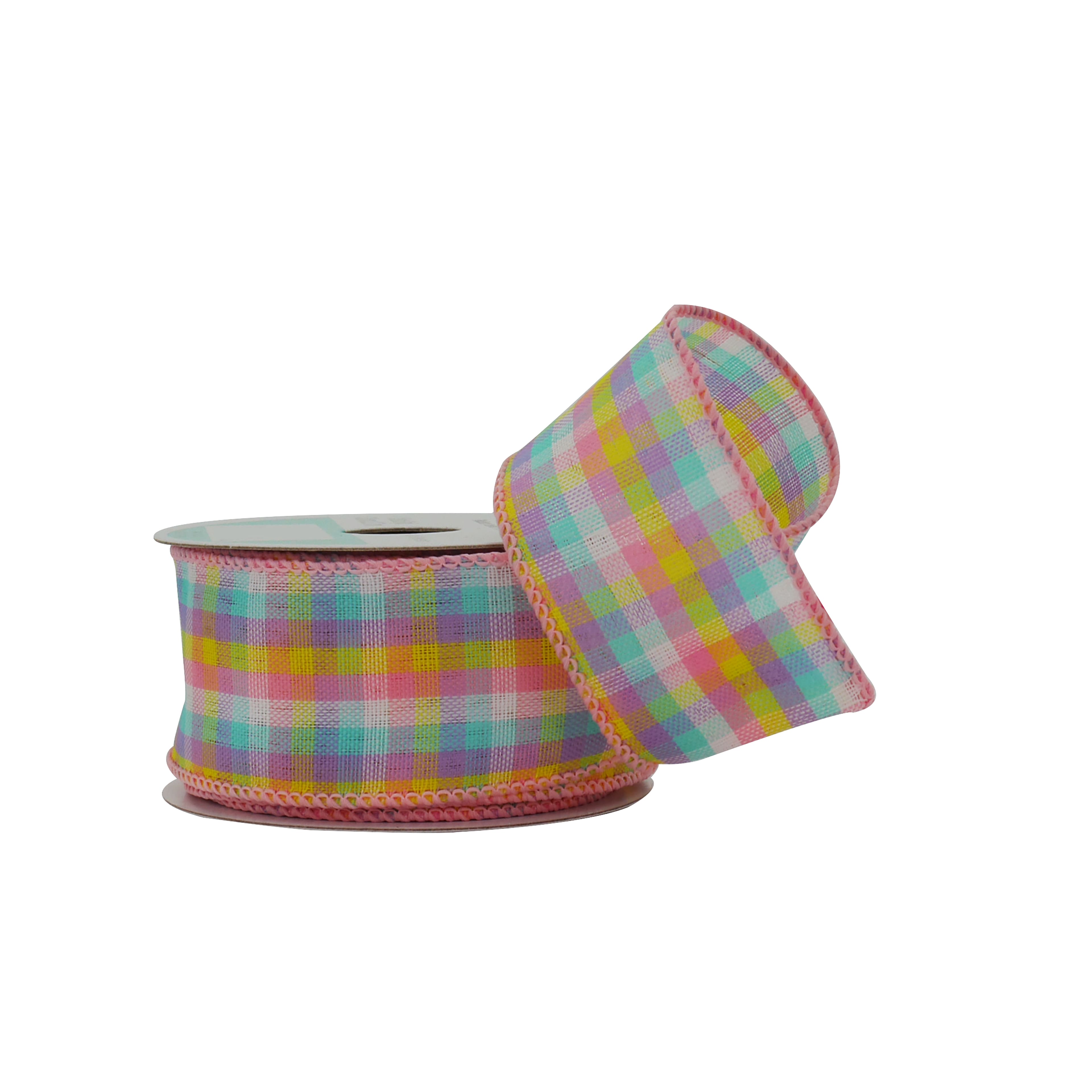 1.5&#x22; x 3yd. Plaid Wired Ribbon by Celebrate It&#xAE; Hot Buy!
