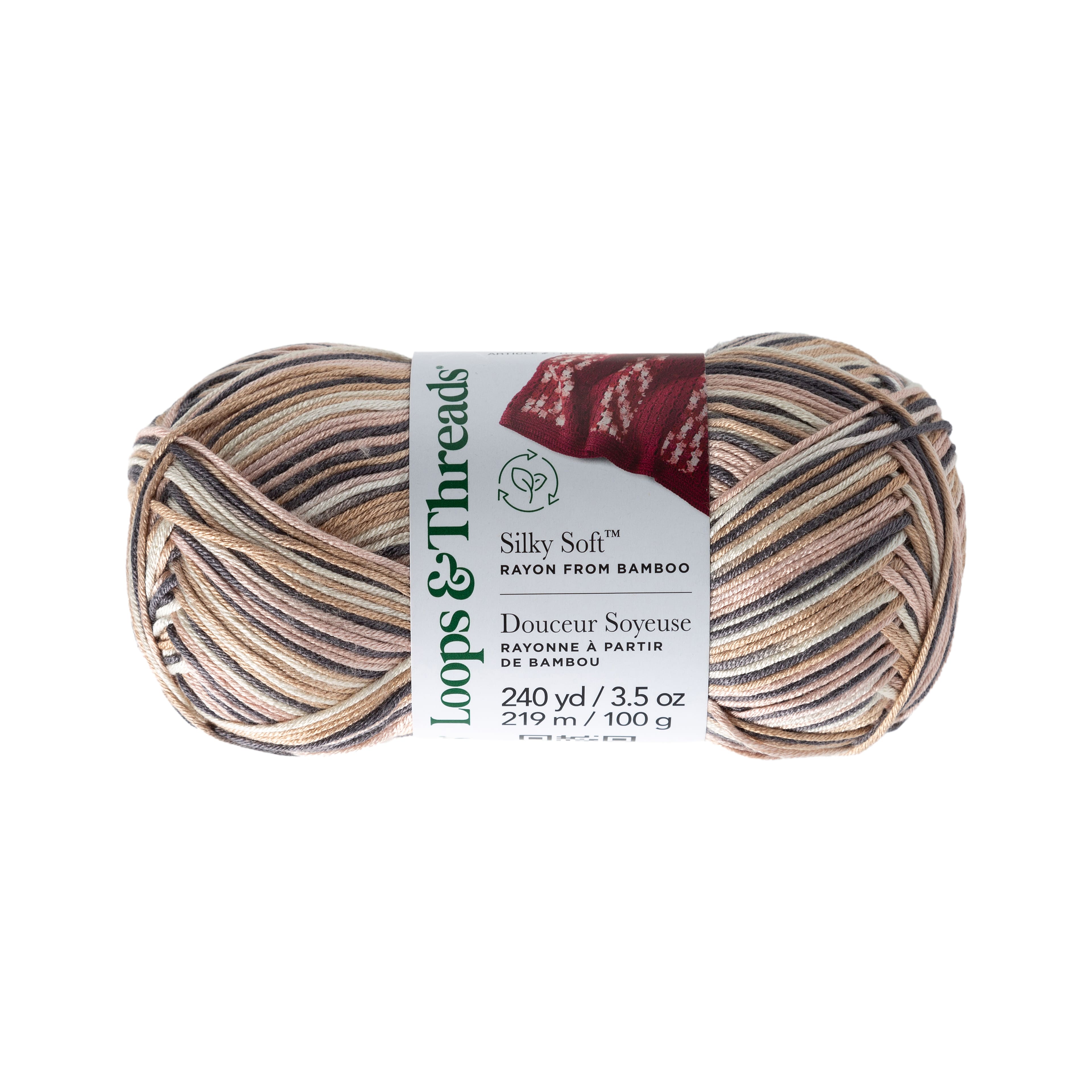 15 Pack: Silky Soft™ Multi Yarn by Loops & Threads®