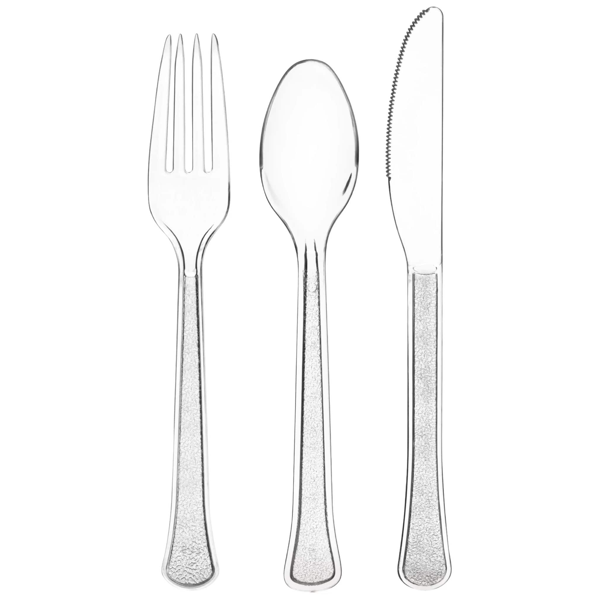 Heavy Weight Plastic Cutlery Assortment, 160ct.