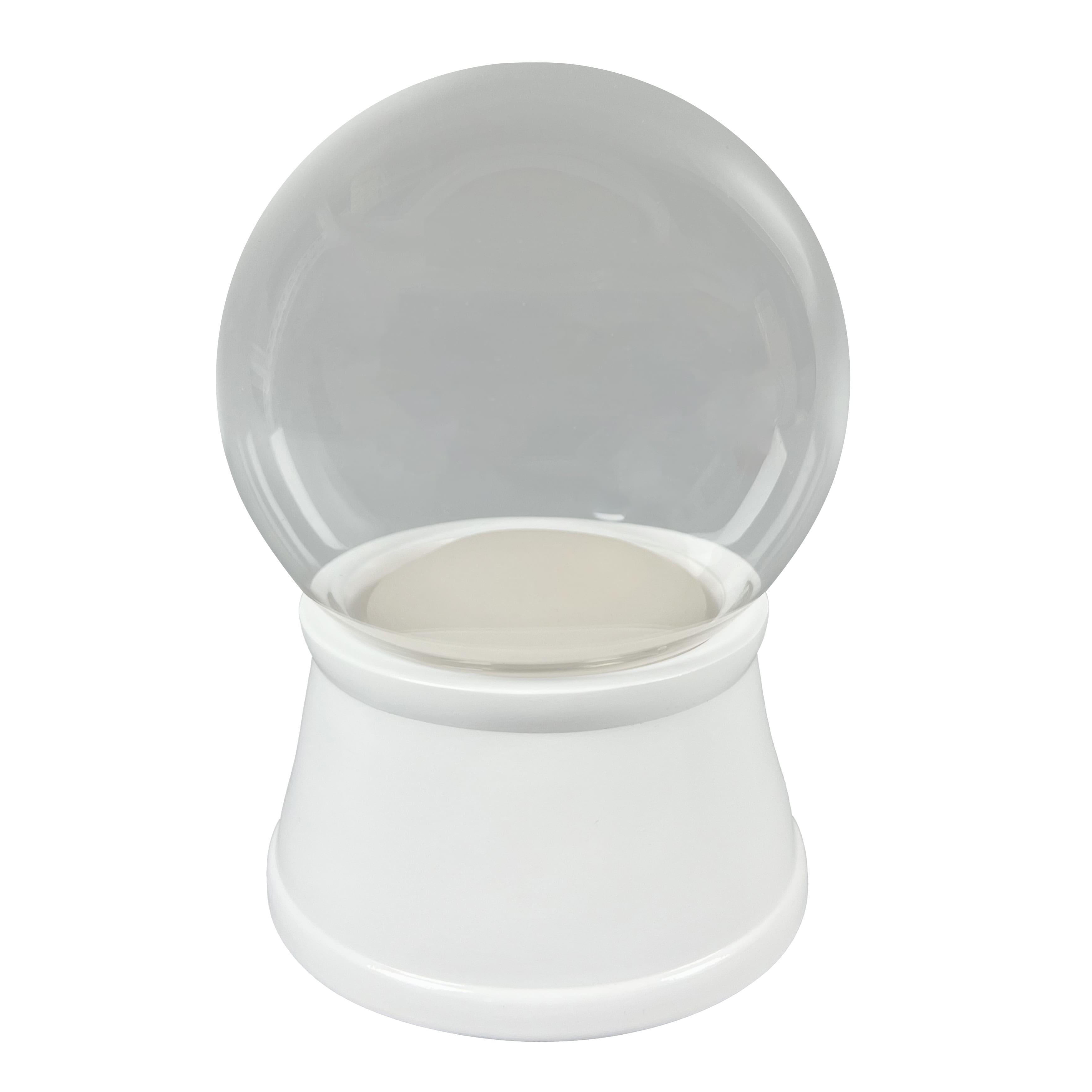 Sunshine's Spot, LLC Plastic DIY Shatterproof Snow Globe-Set of 2, Size: One size, White
