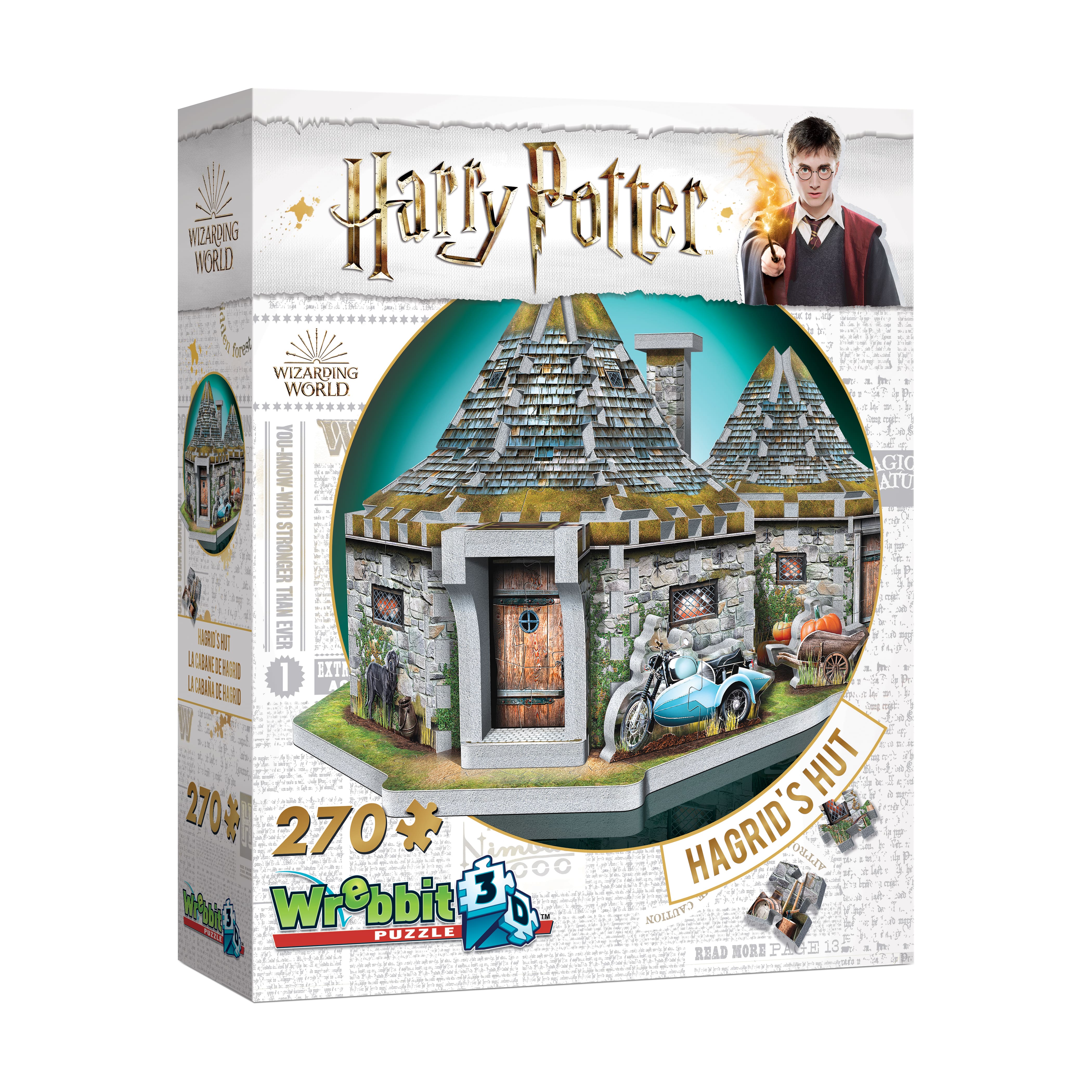 Harry Potter&#x2122; Hagrid&#x27;s Hut 270 Piece 3D Puzzle