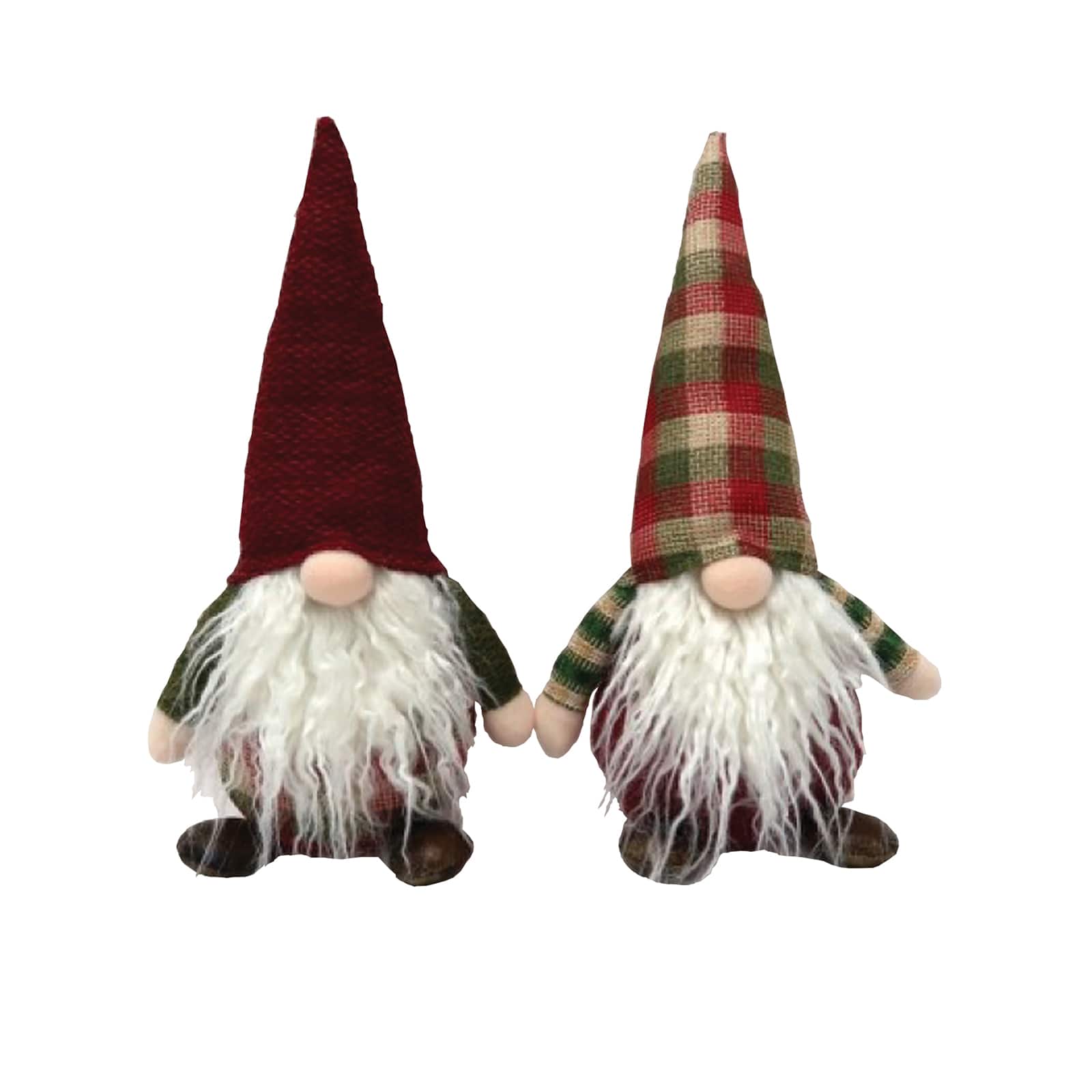 Santa's Workshop 8" Plaid Gnomes, 2ct.
