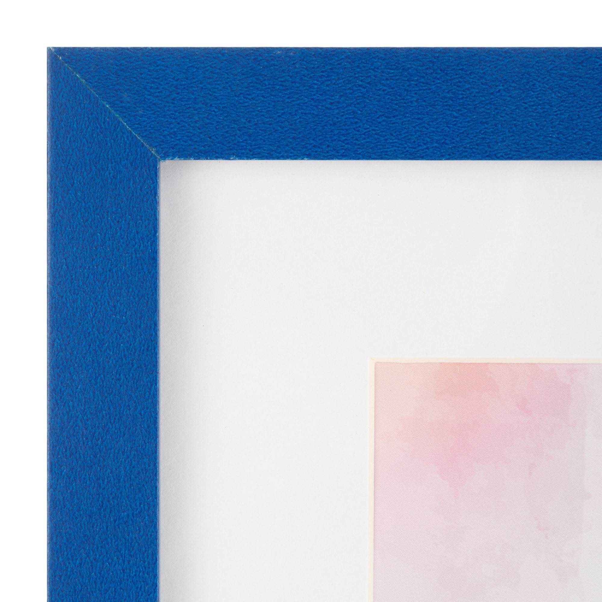 Blue Linear 5&#x22; x 7&#x22; Frame with Mat, Simply Essentials&#x2122; by Studio D&#xE9;cor&#xAE;