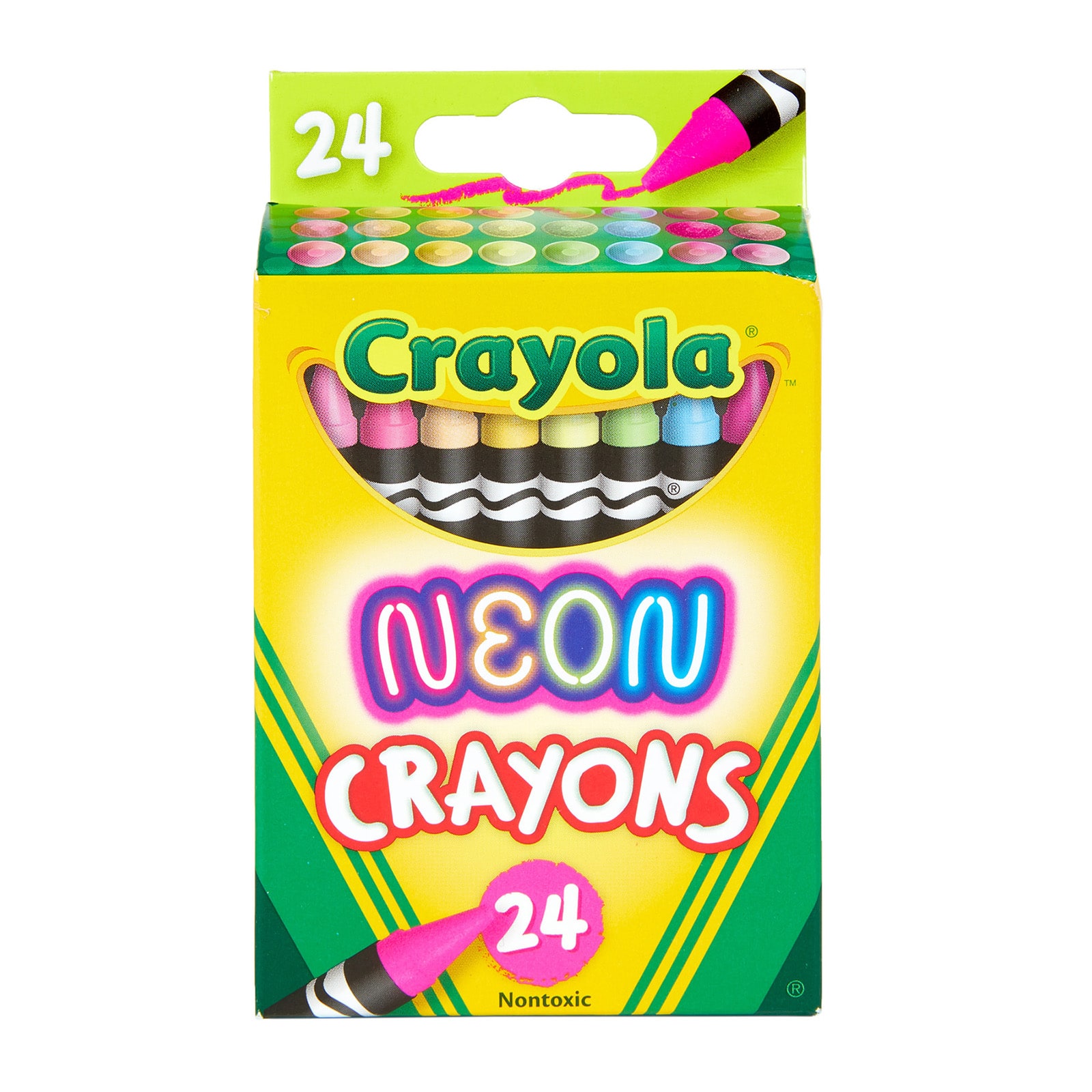 24 Packs: 6 ct. (144) Crayola&#xAE; Neon Crayons