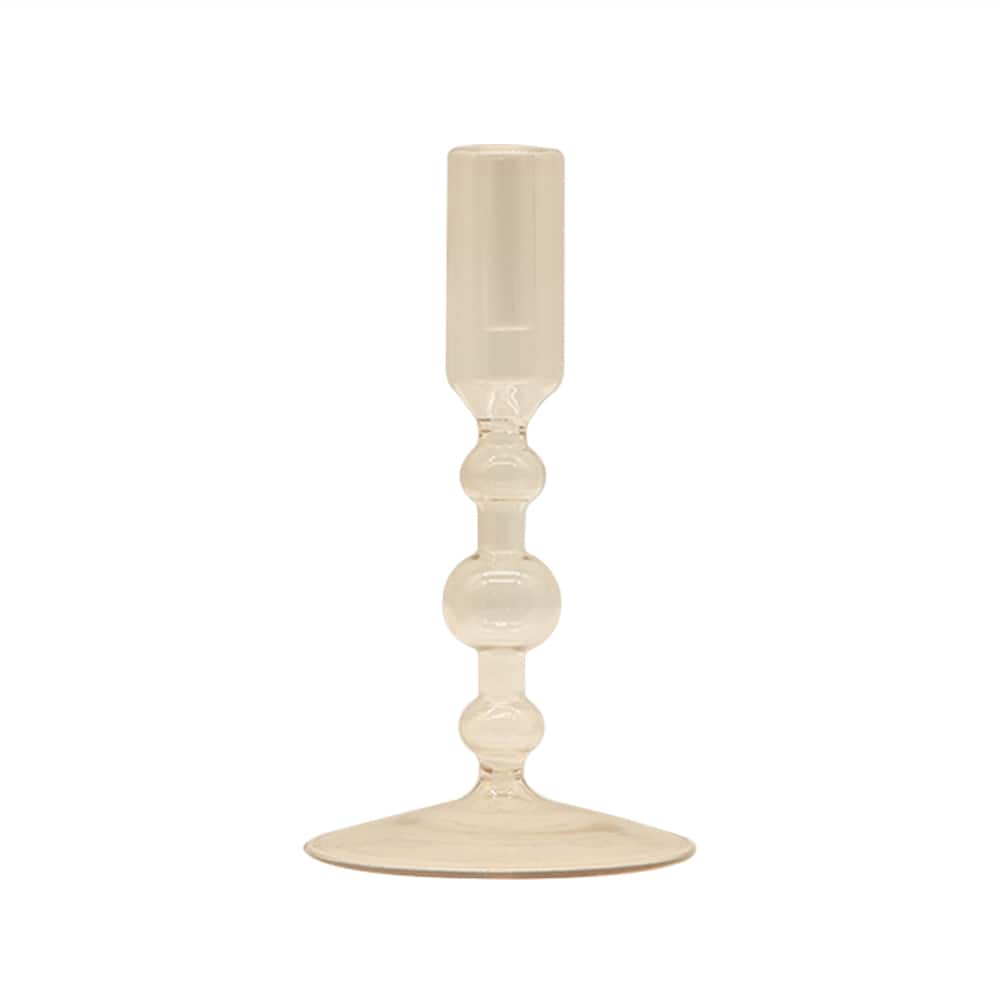 Narrow Bubble Glass Taper Candle Holder by Ashland&#xAE;