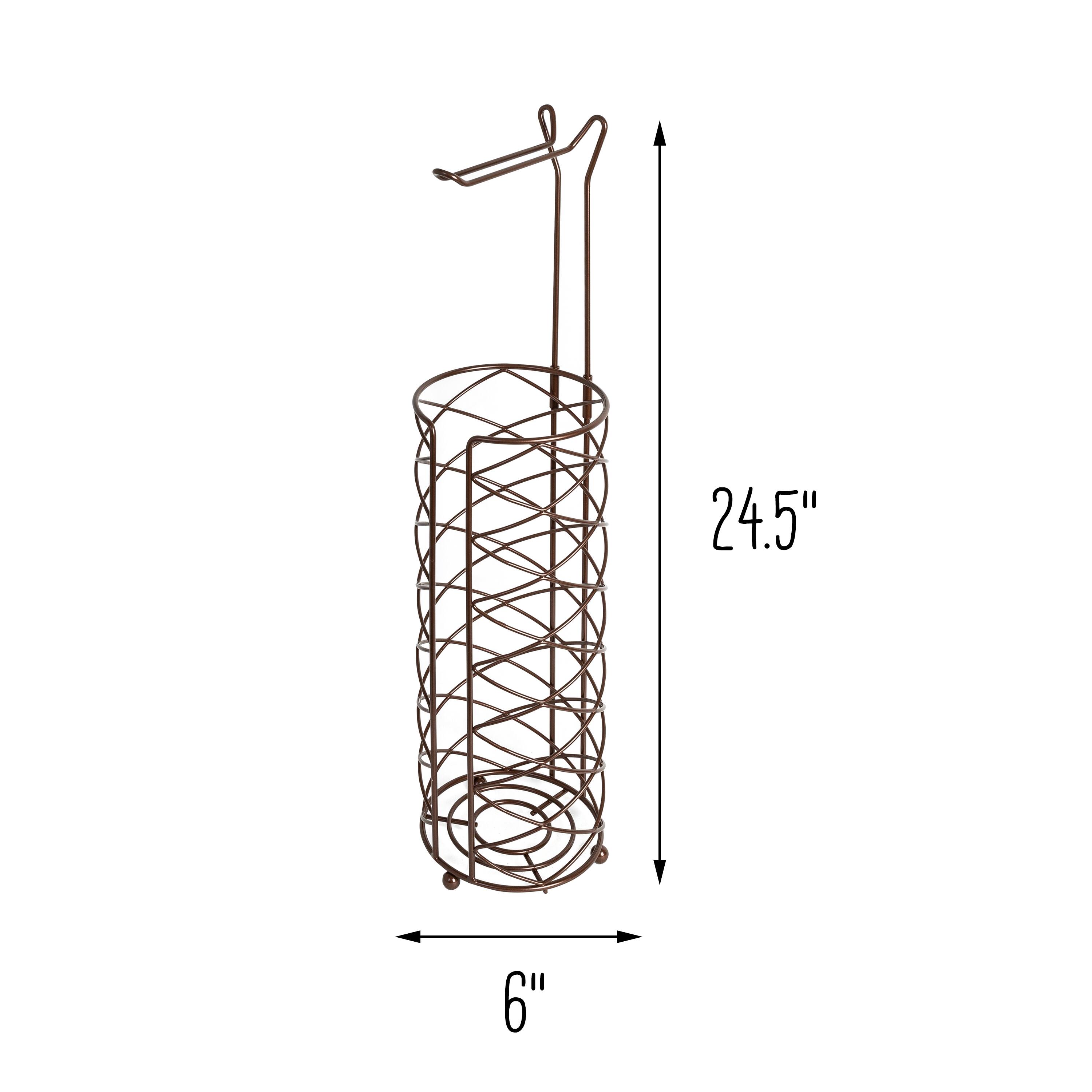Honey Can Do Oil-Rubbed Bronze Freestanding Toilet Paper Holder