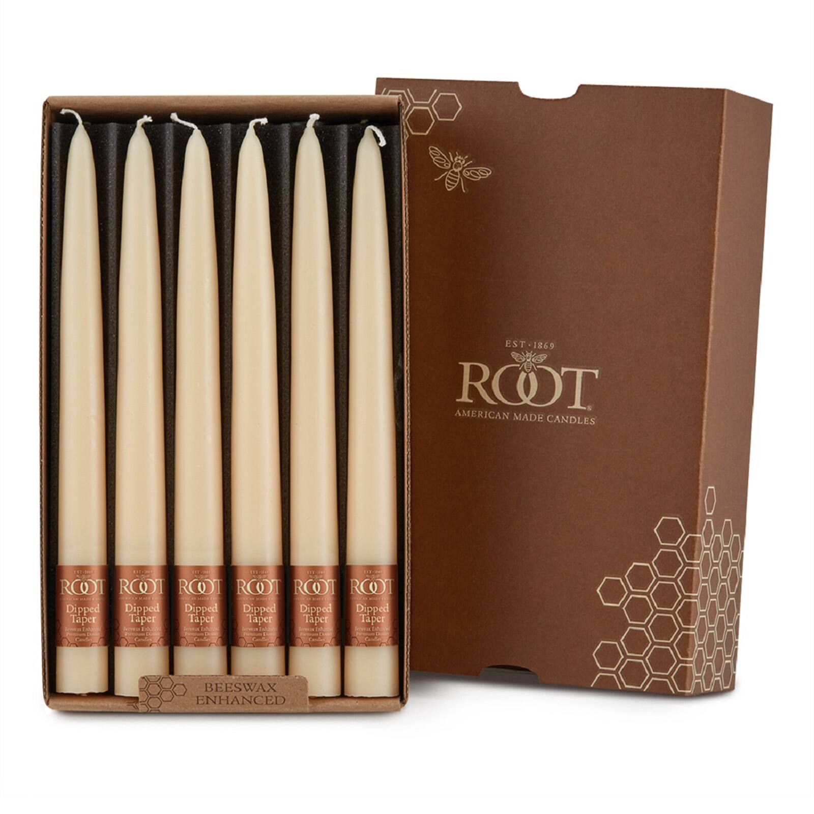 Root Candles 9 Unscented Taper Candles, 12ct.