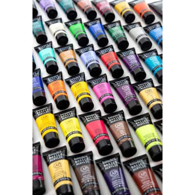 Liquitex® BASICS™ Fluorescent 6 Color Acrylic Paint Set, Michaels