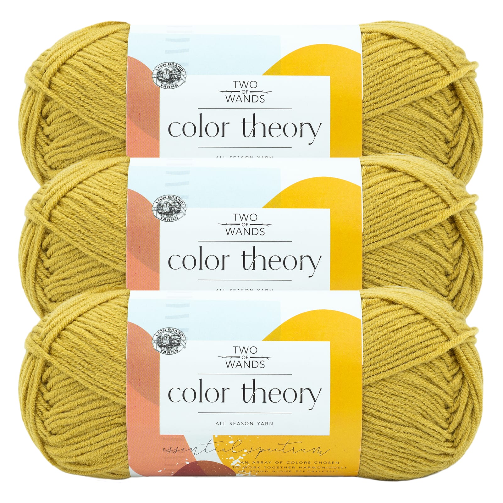 3 Pack Lion Brand Two Of Wands Color Theory Yarn Michaels 3 pack lion brand two of wands color theory yarn michaels