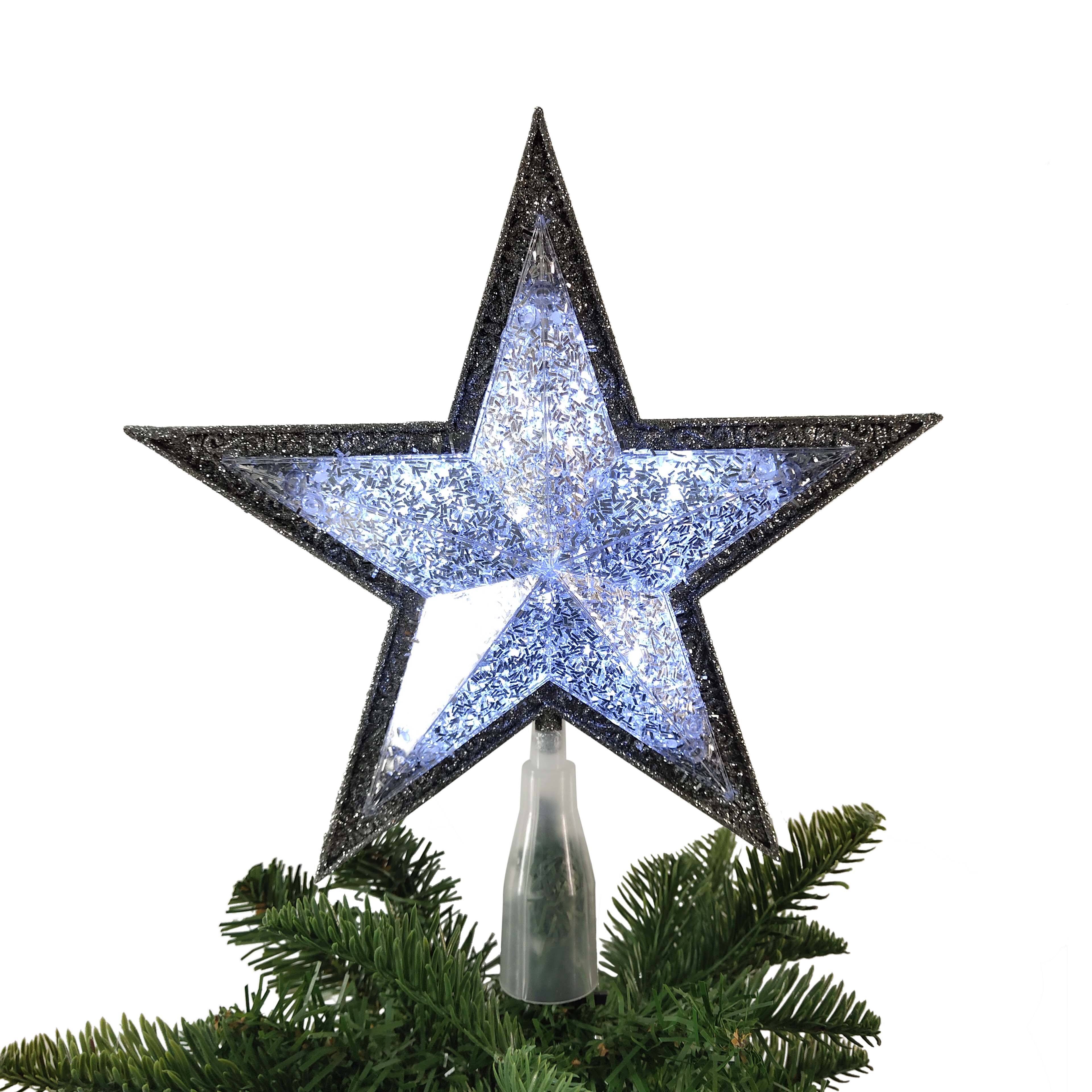11" Silver LED Star Tree Topper by Ashland®