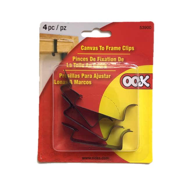 OOK&#xAE; Canvas To Frame Clip, 4ct.