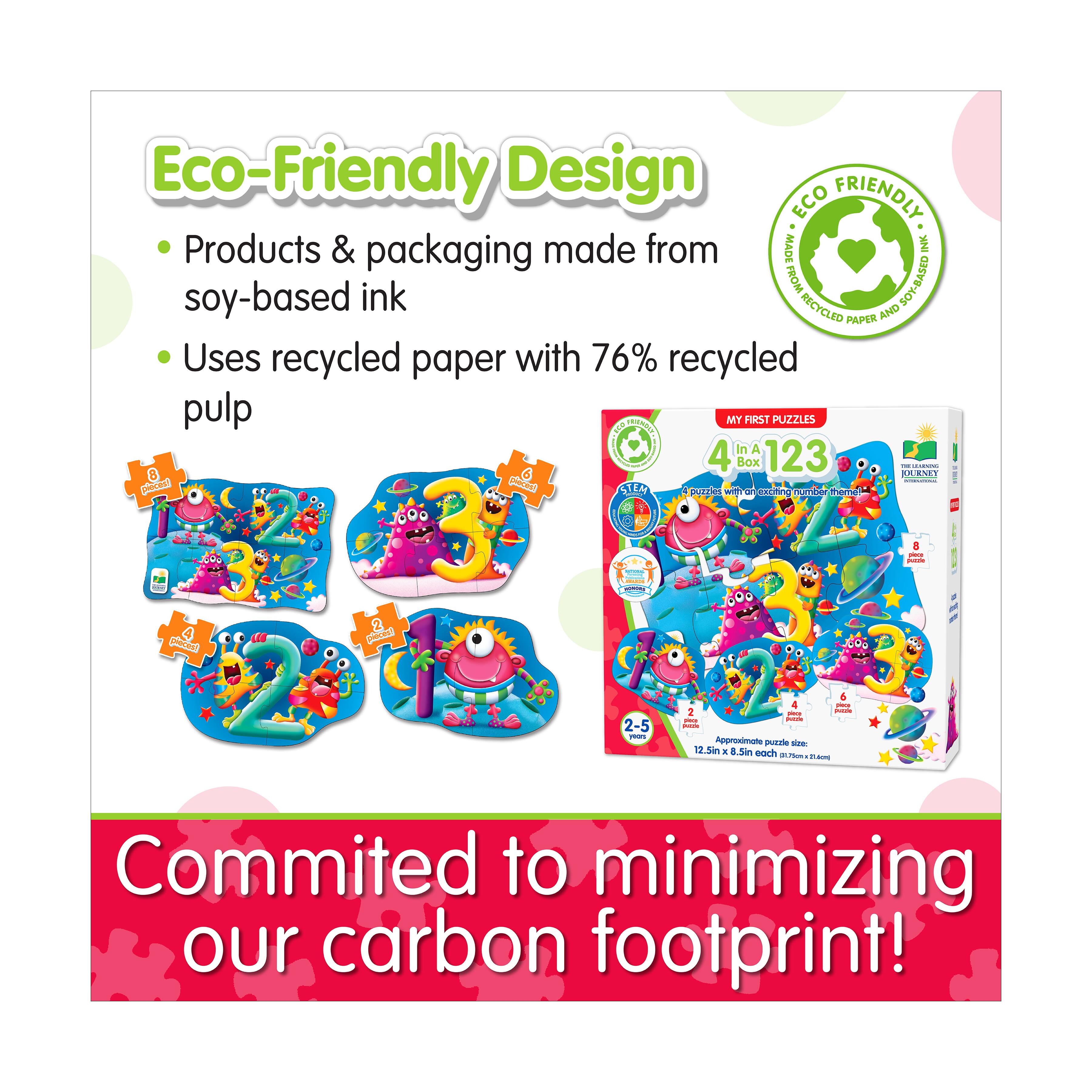 My First Puzzles - 4 In A Box - 123: 20 Pcs