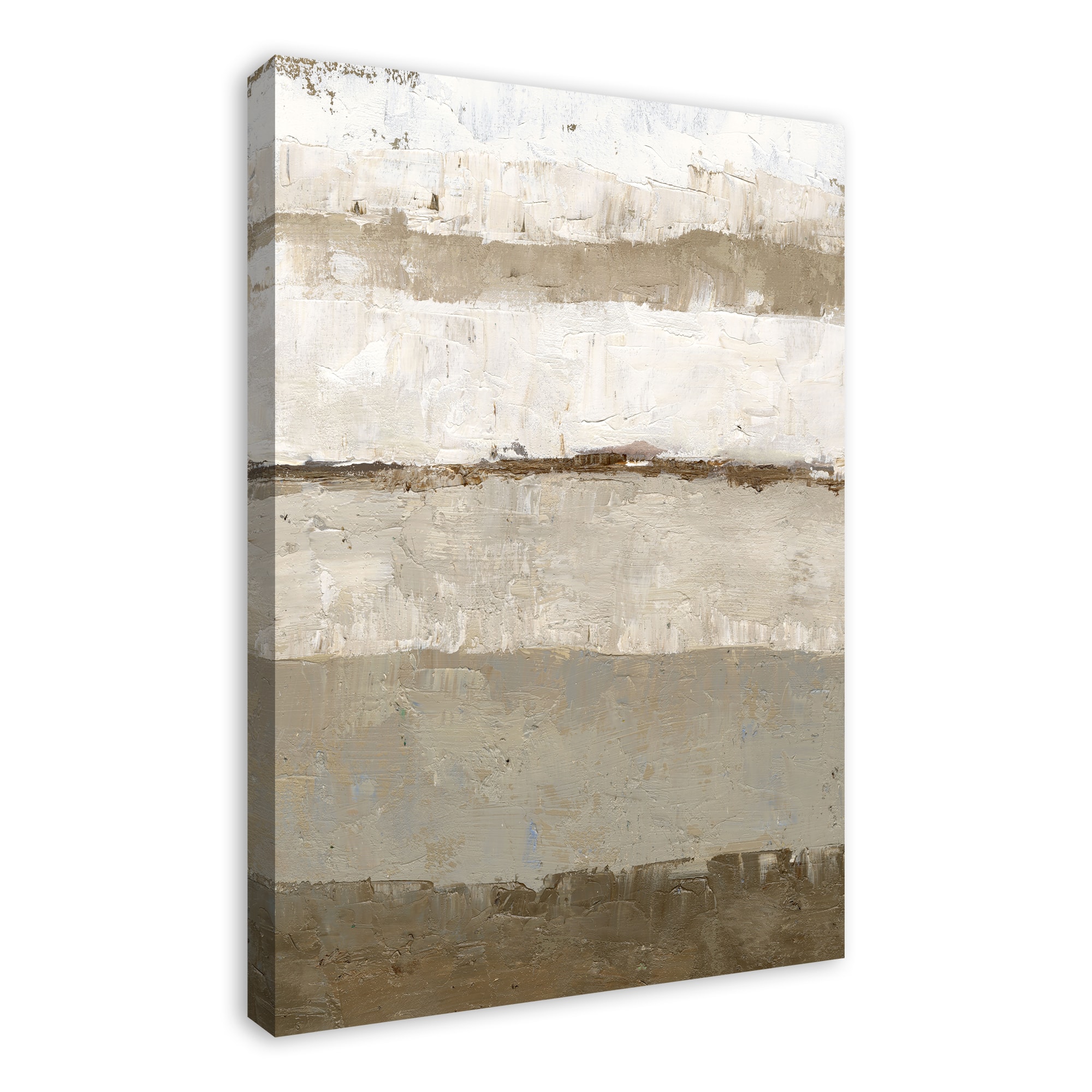 Neutral Stripes 24" x 36" Canvas Wall Art