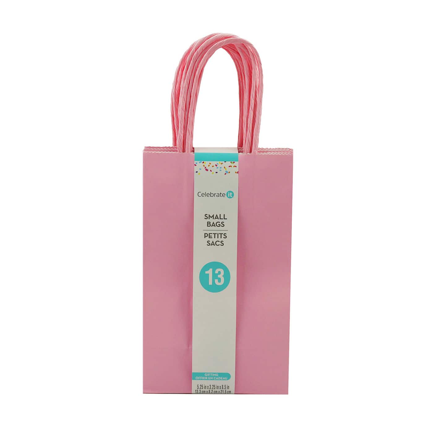 Small Pink Gift Bags by Celebrate It&#x2122;, 13ct.