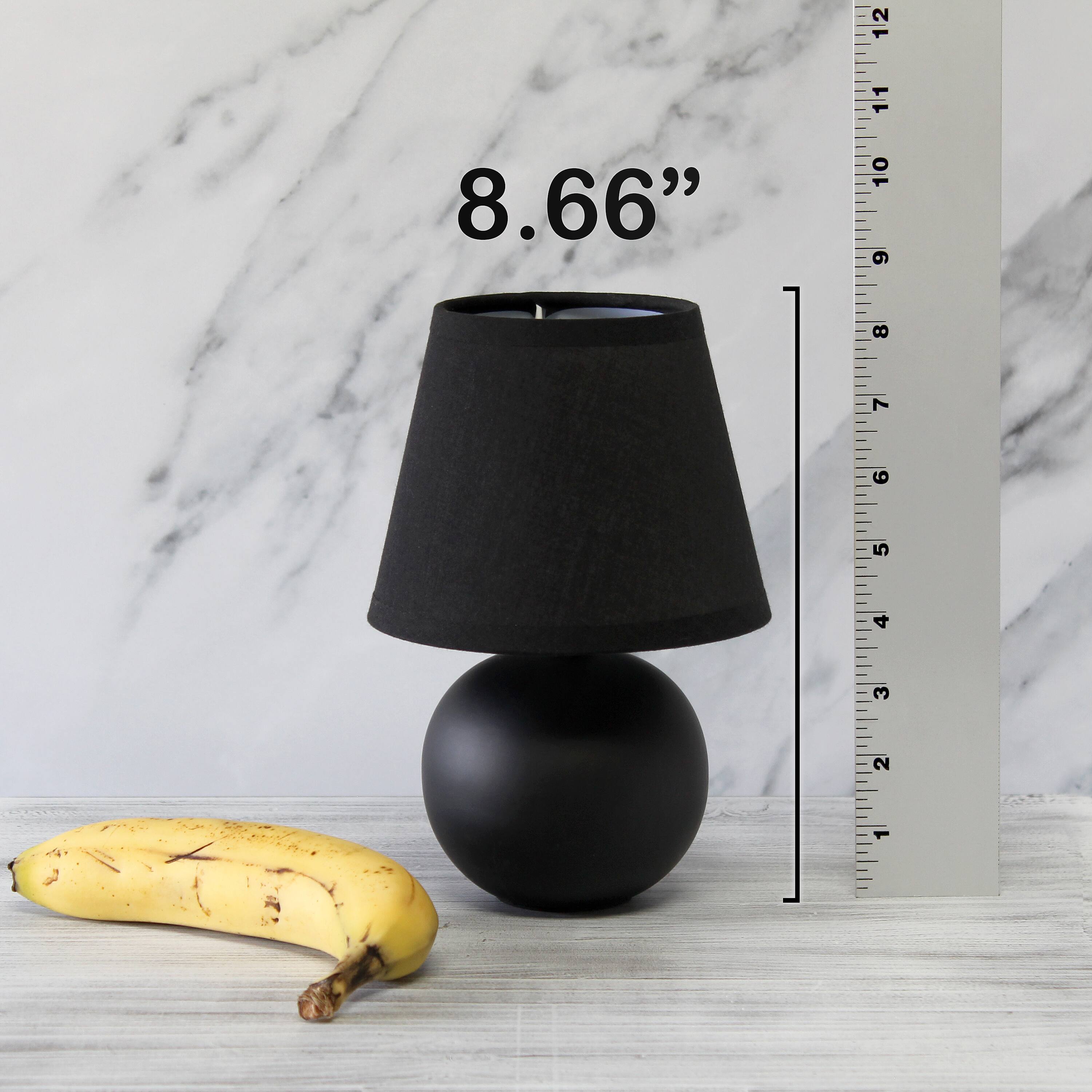 Creekwood Home Nauru 8.5&#x22; Ceramic Orb Base Table Lamp