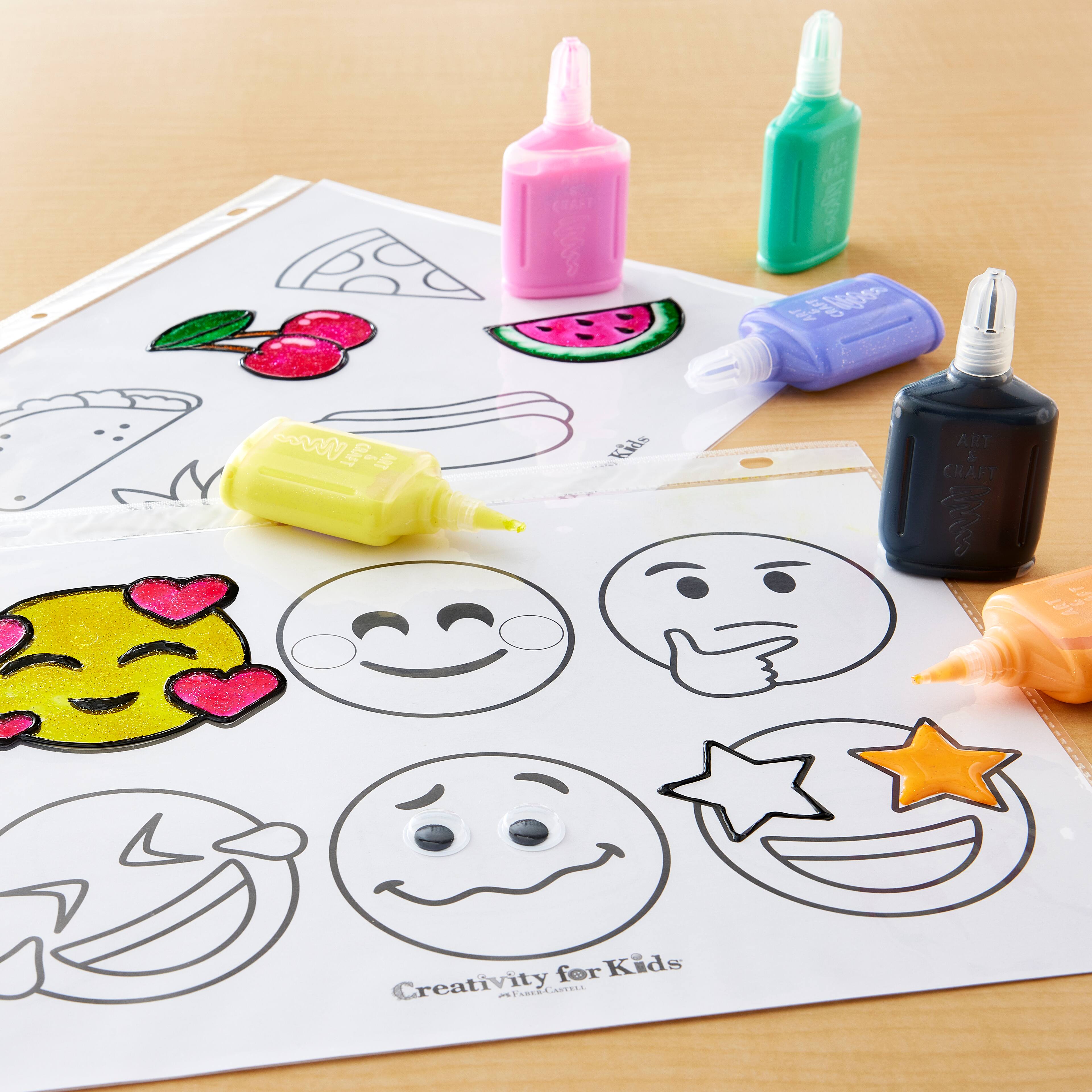 Review: Emoji Window Art by Faber Castell