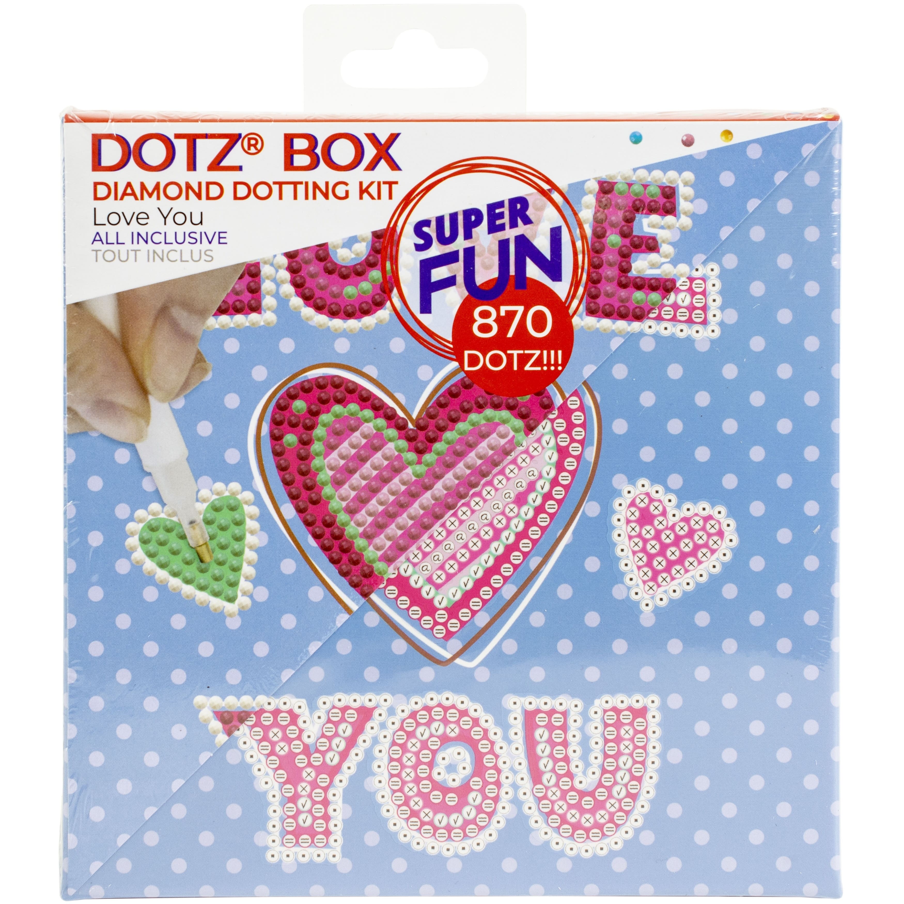 Diamond Dotz&#xAE; LOVE YOU Diamond Art Box Kit