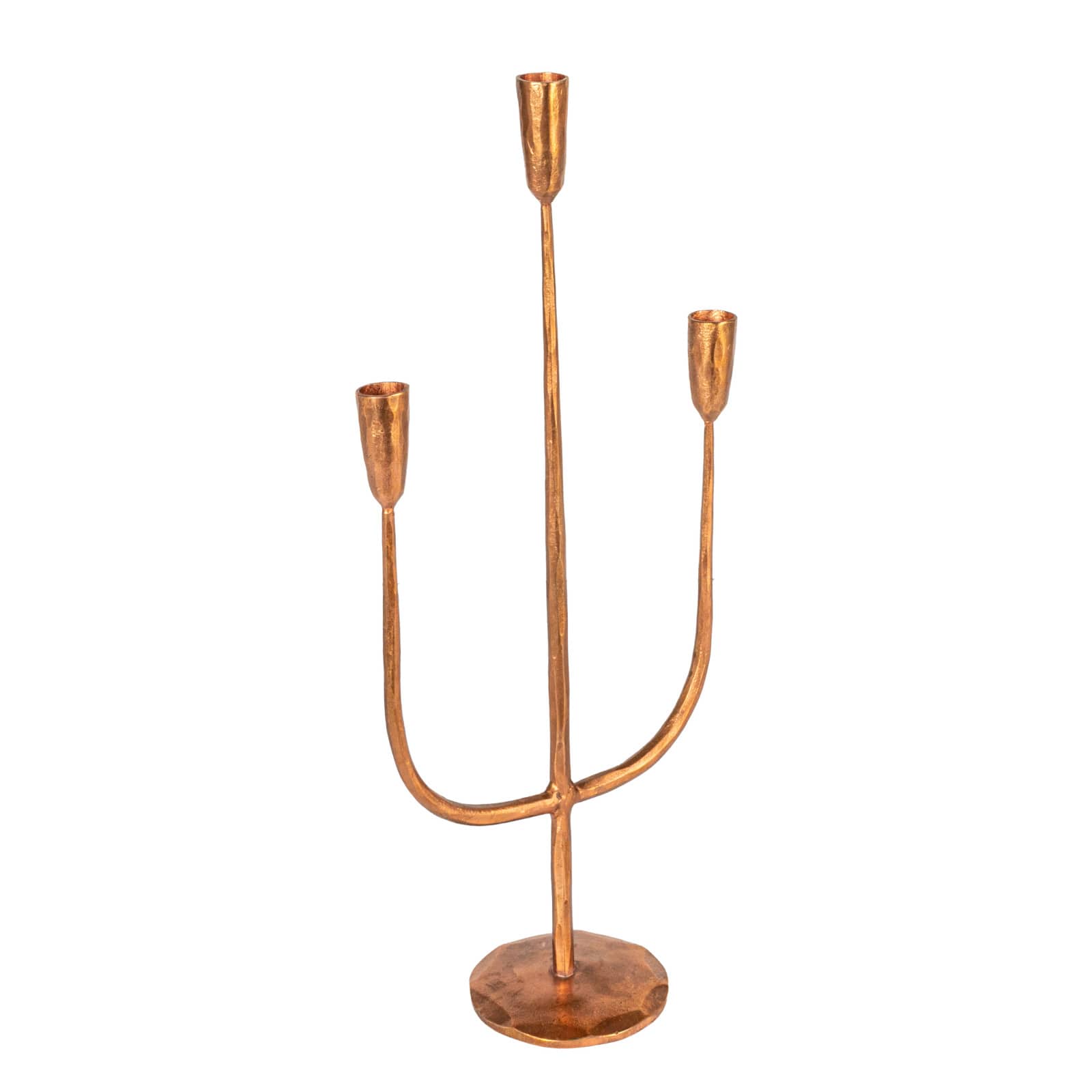 Hello Honey® 21.5" Copper Metal Candelabra