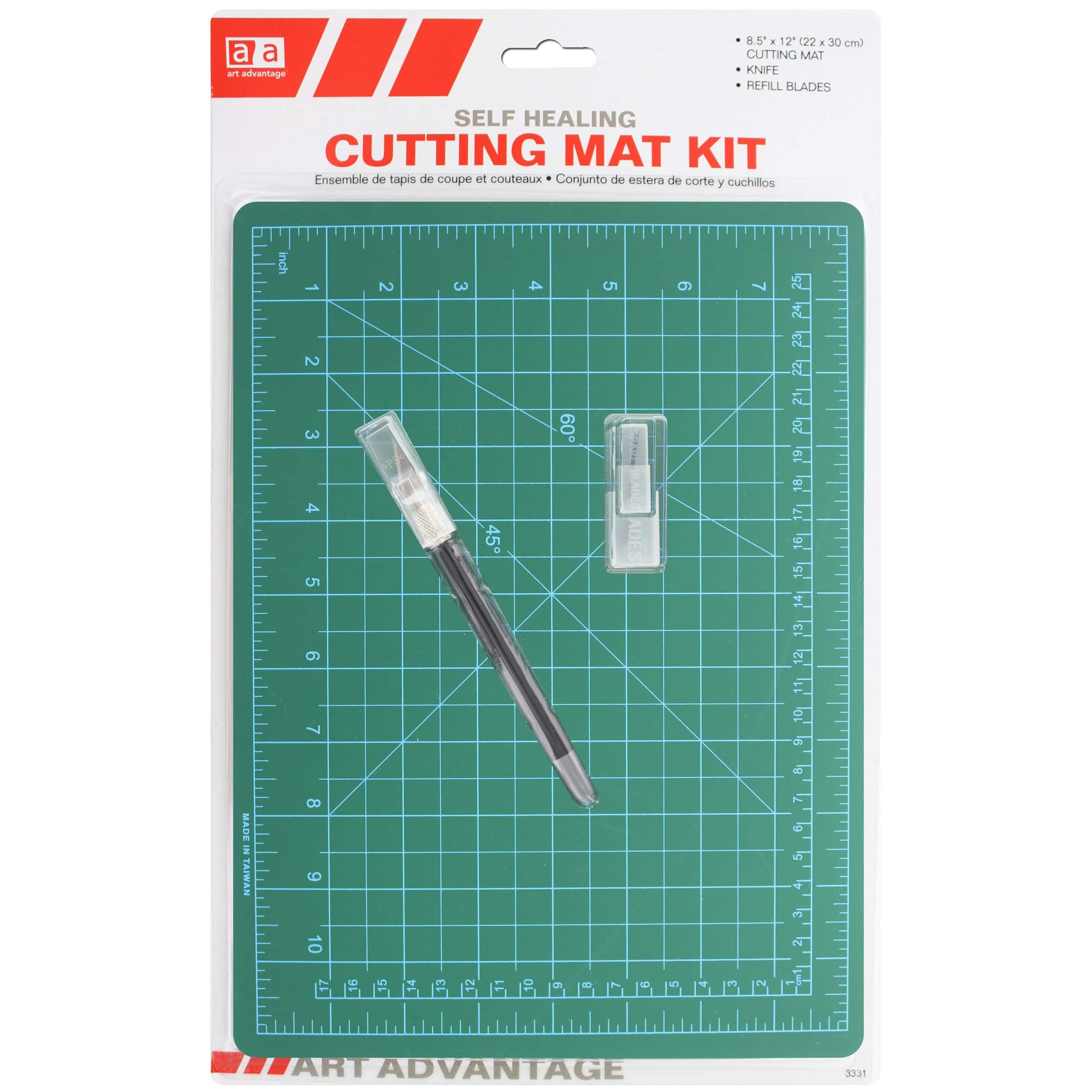 Art Advantage Cutting Mat Kit, 8.5 x 12