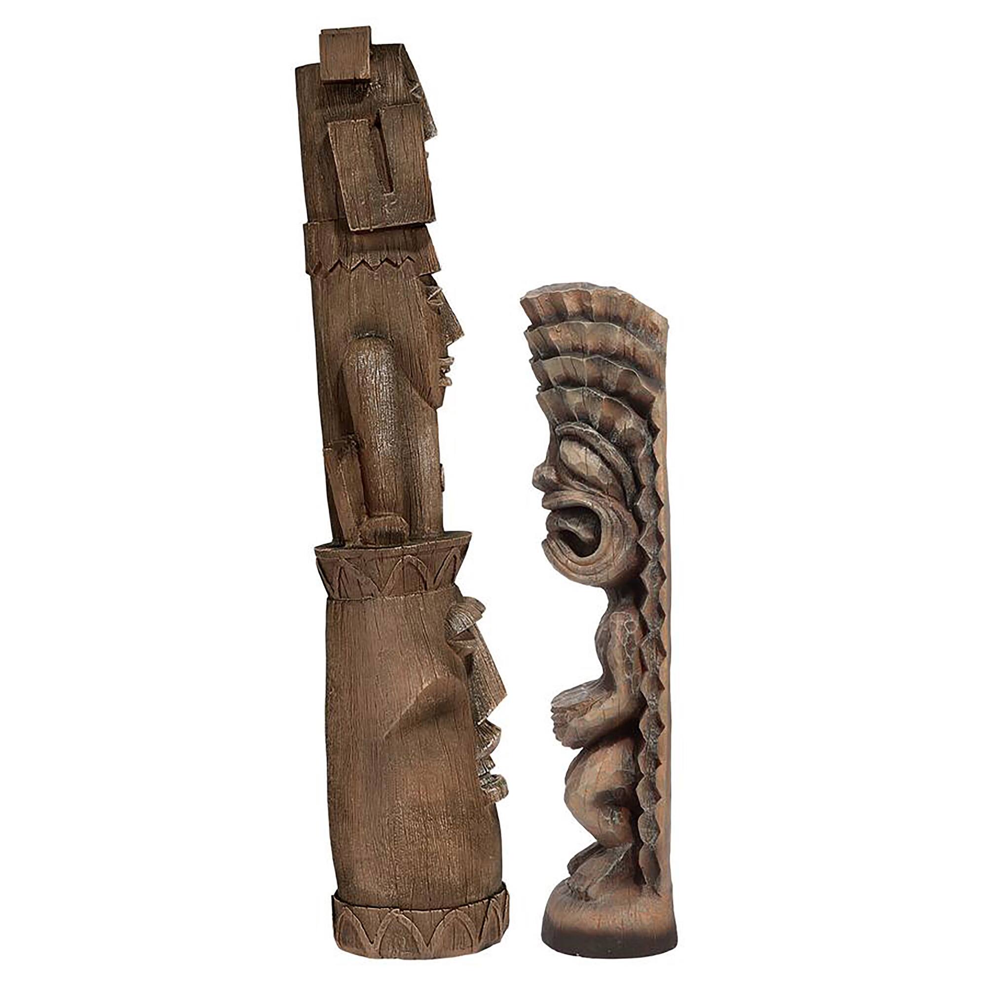 Design Toscano&#xAE; Gods of the Three Pleasures &#x26; Luau Tiki Gods Statue Set