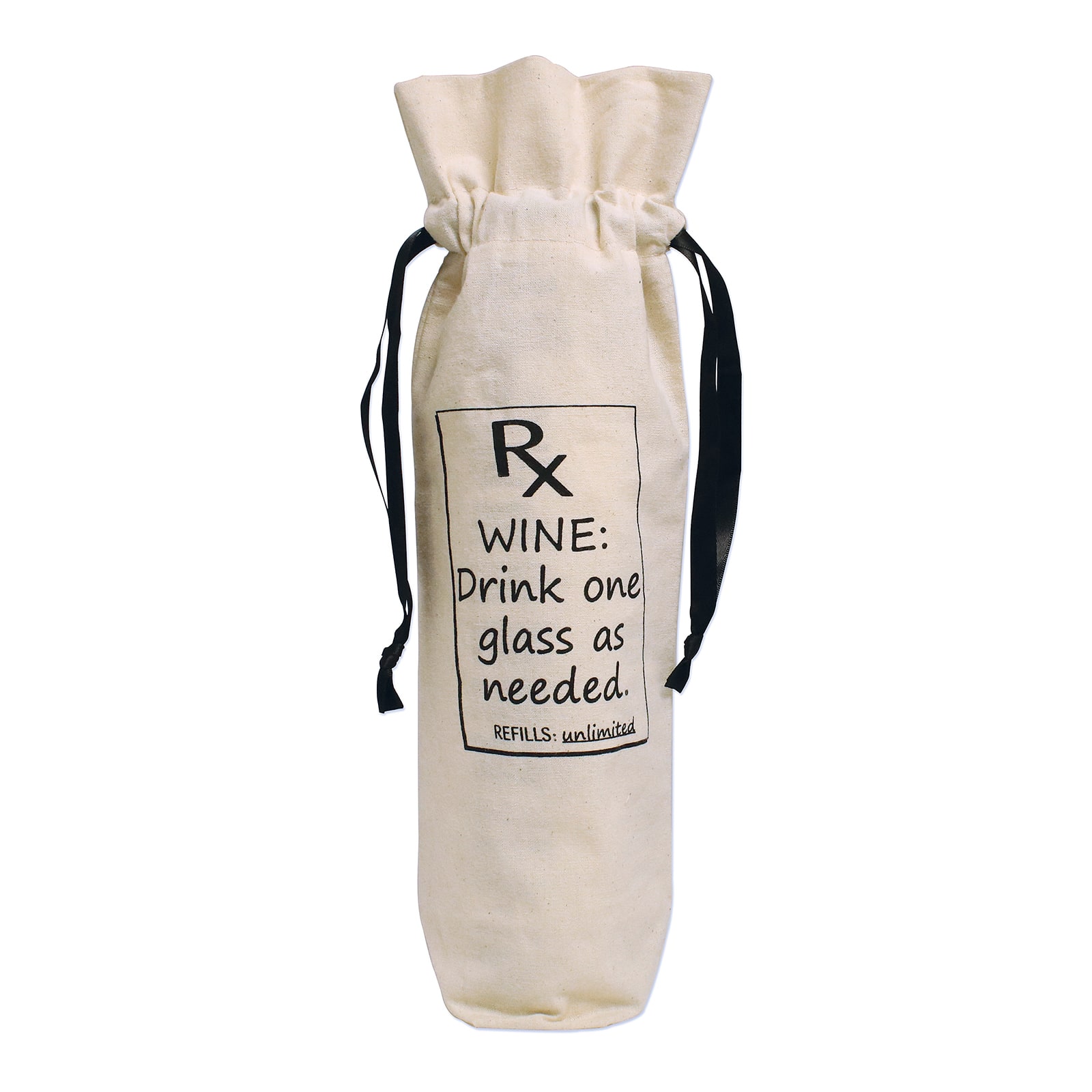 Personality Case&#x2122; Prescription Wine Canvas Wine Bag