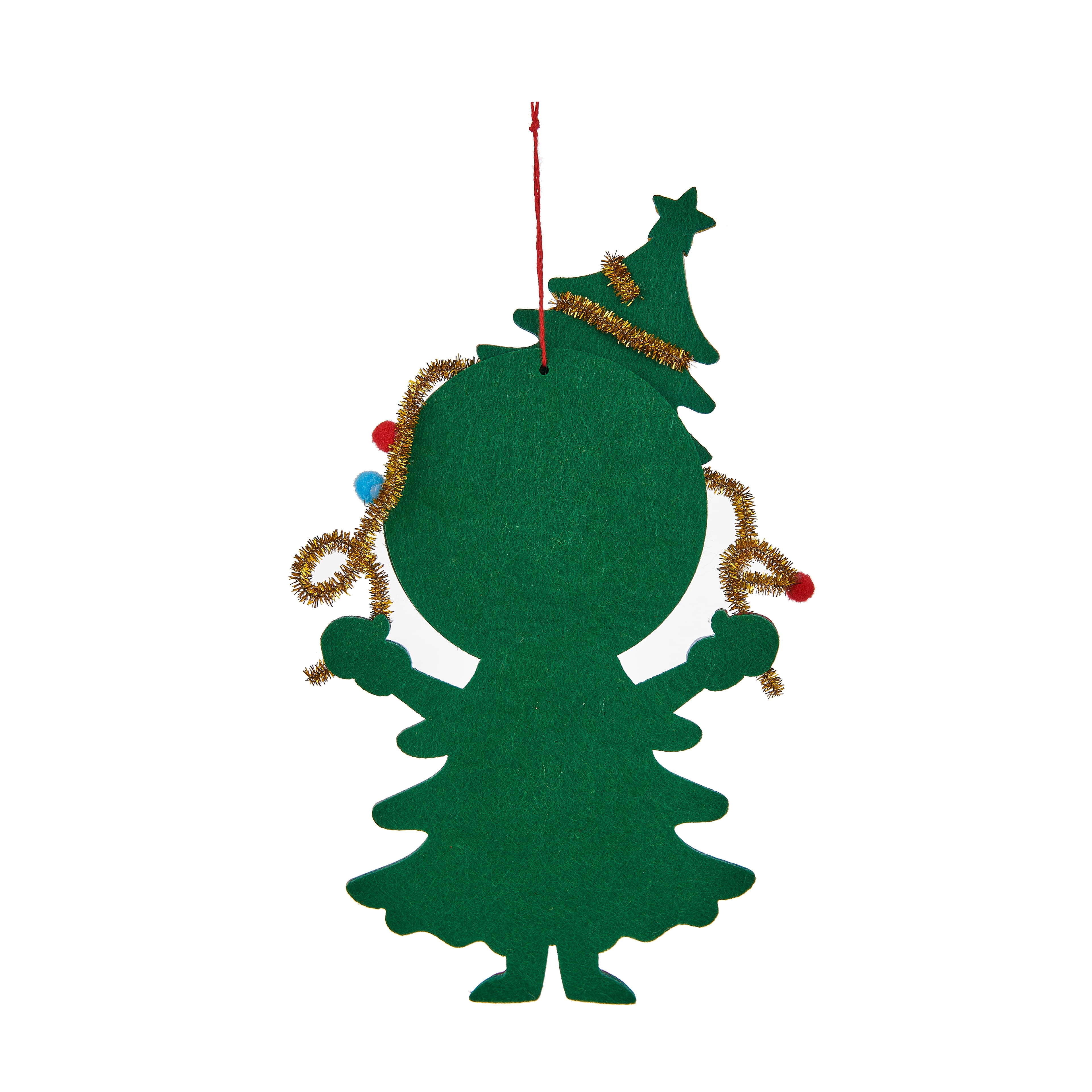 Christmas Tree Felt Frame Ornament by Studio D&#xE9;cor&#xAE;