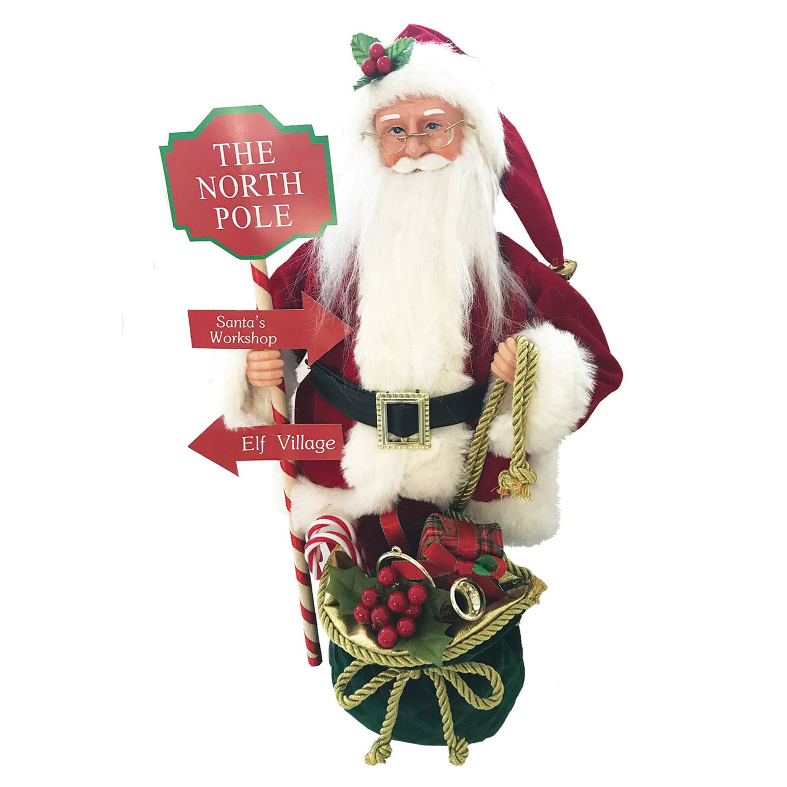 Santa&#x27;s Workshop 15&#x22; North Pole Santa III